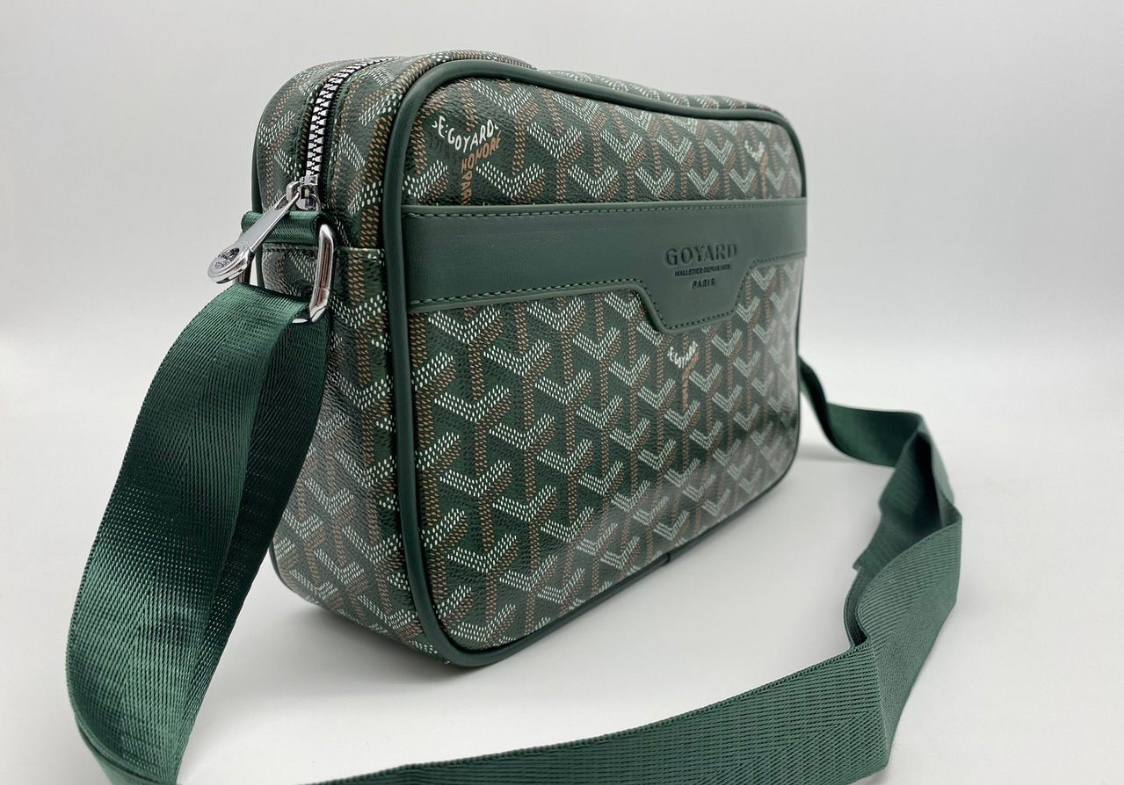 Сумка через плечо Goyard зеленая новая