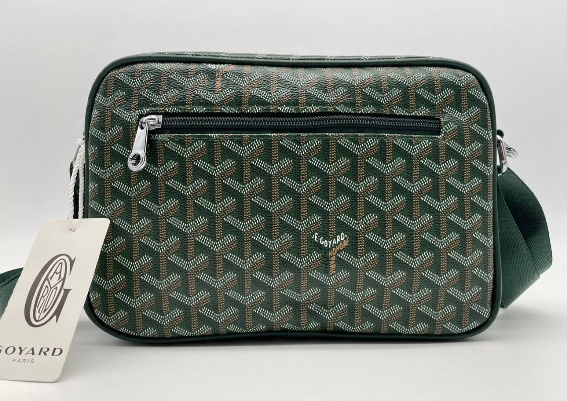 Сумка через плечо Goyard зеленая новая