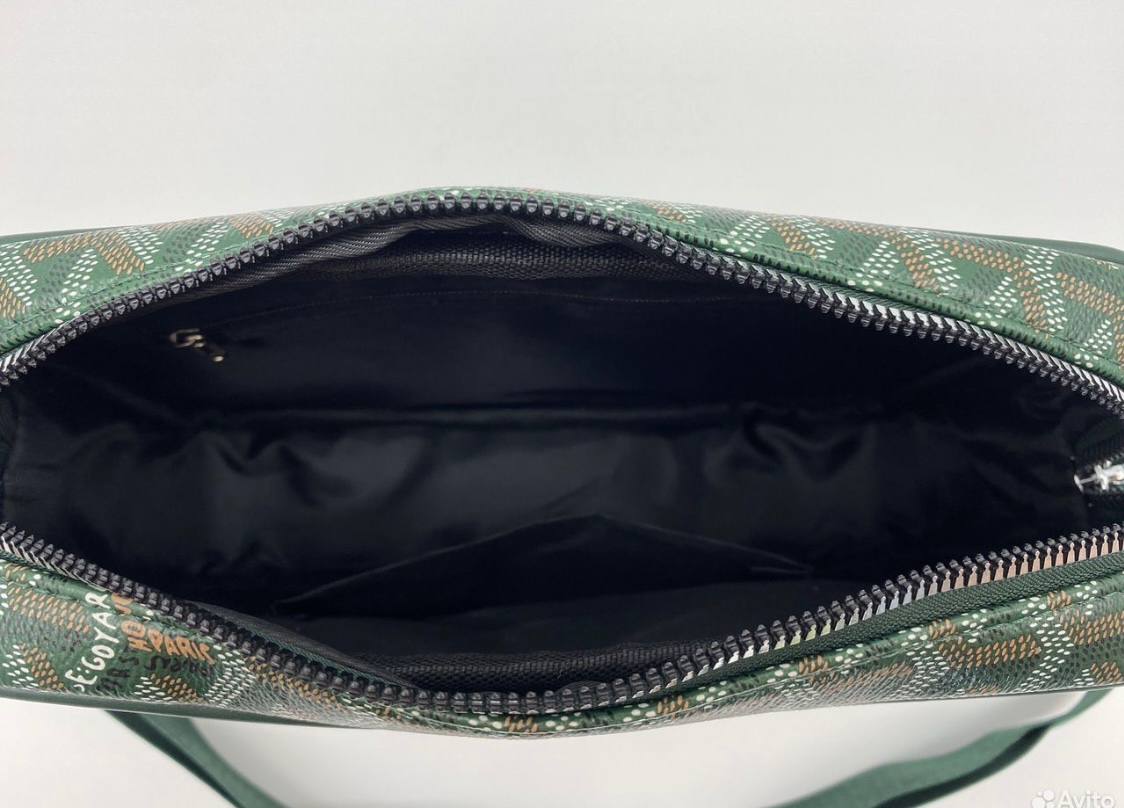 Сумка через плечо Goyard зеленая новая