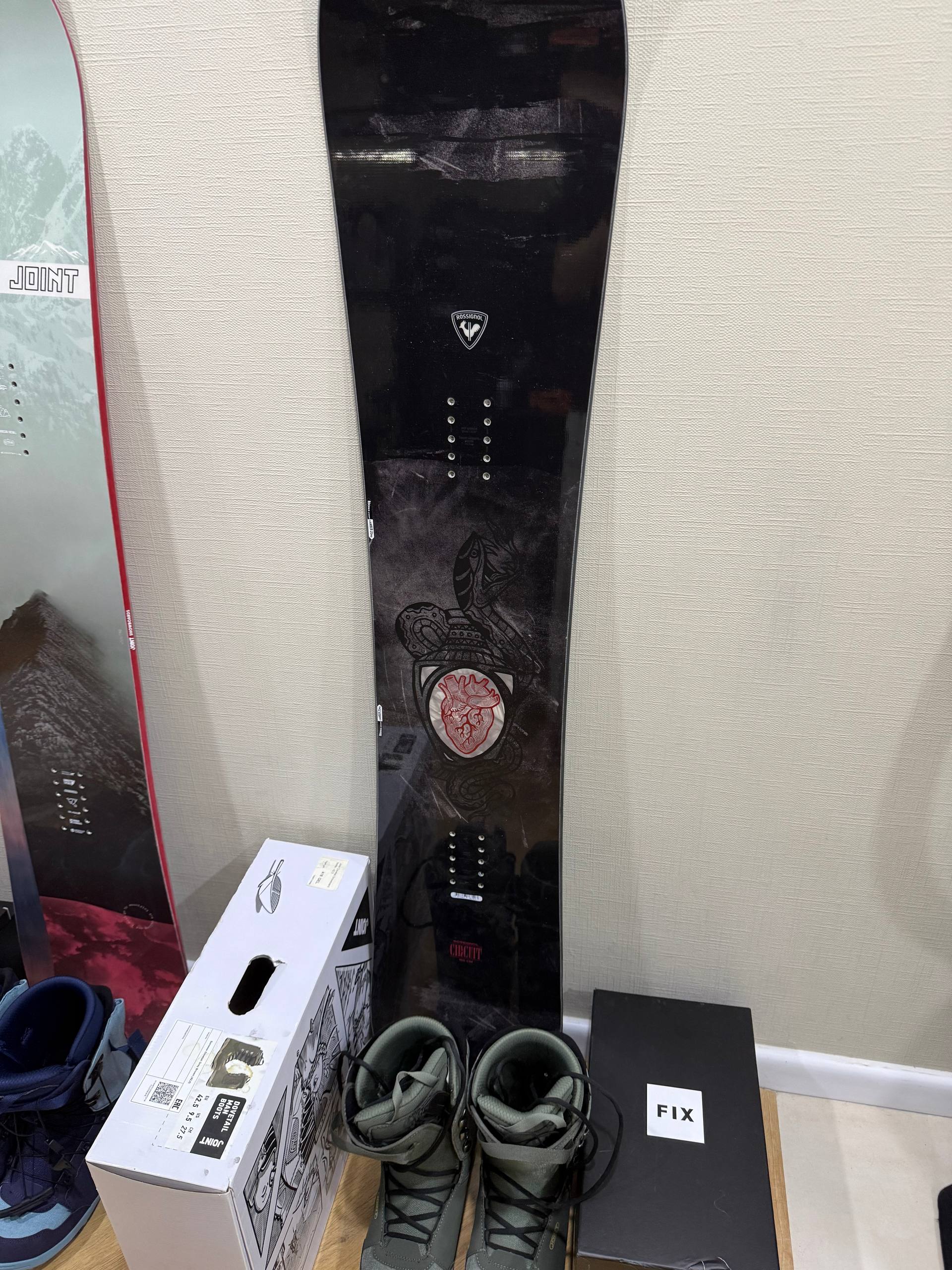 Сноуборд Rossignol Circuit 155 см + крепления FIX Payday + ботинки Joint Dovetai