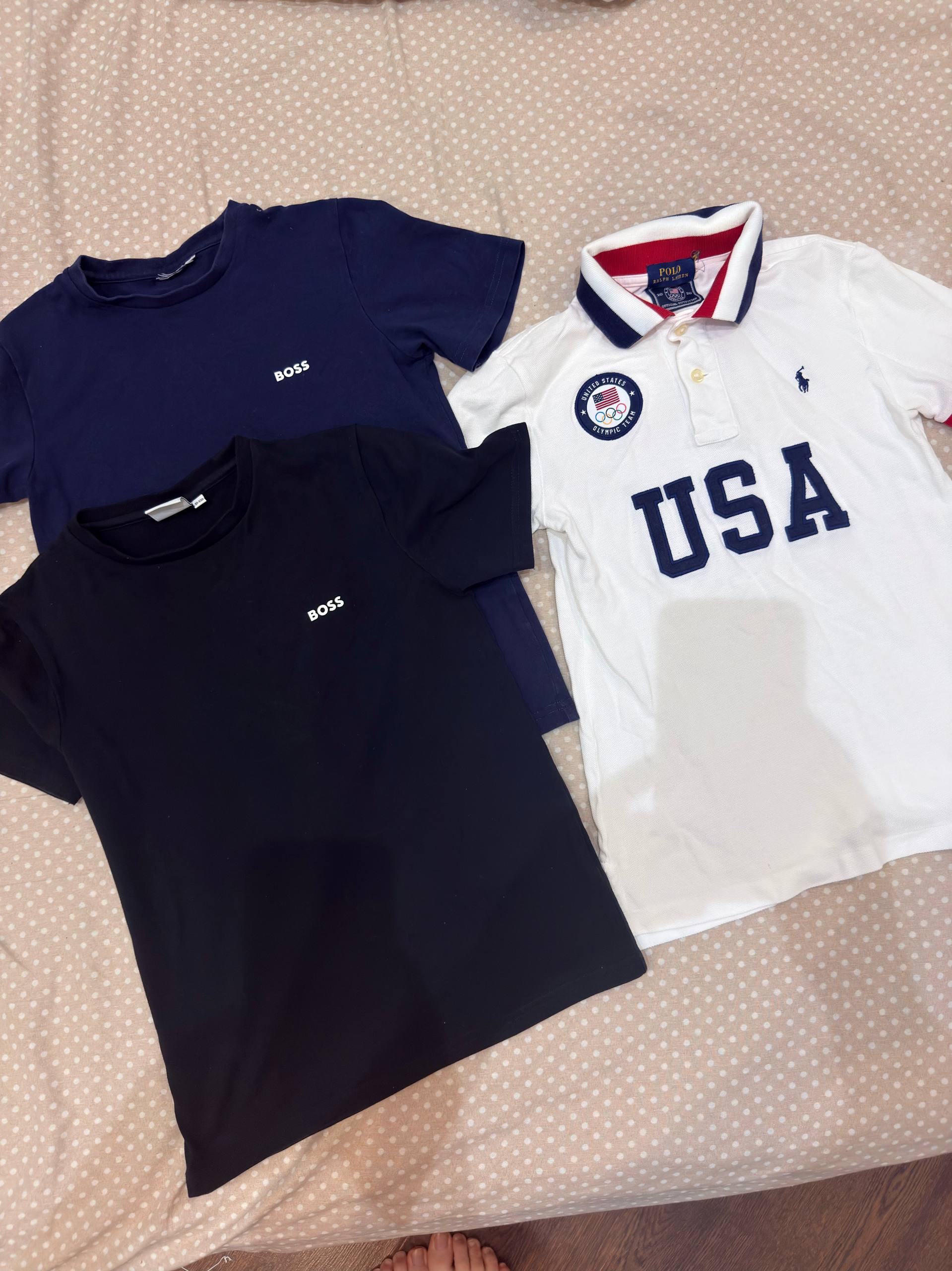 Брендовый набор детской одежды 8-9 лет (Lacoste, Lapin House, Abercrombie Kids, 
