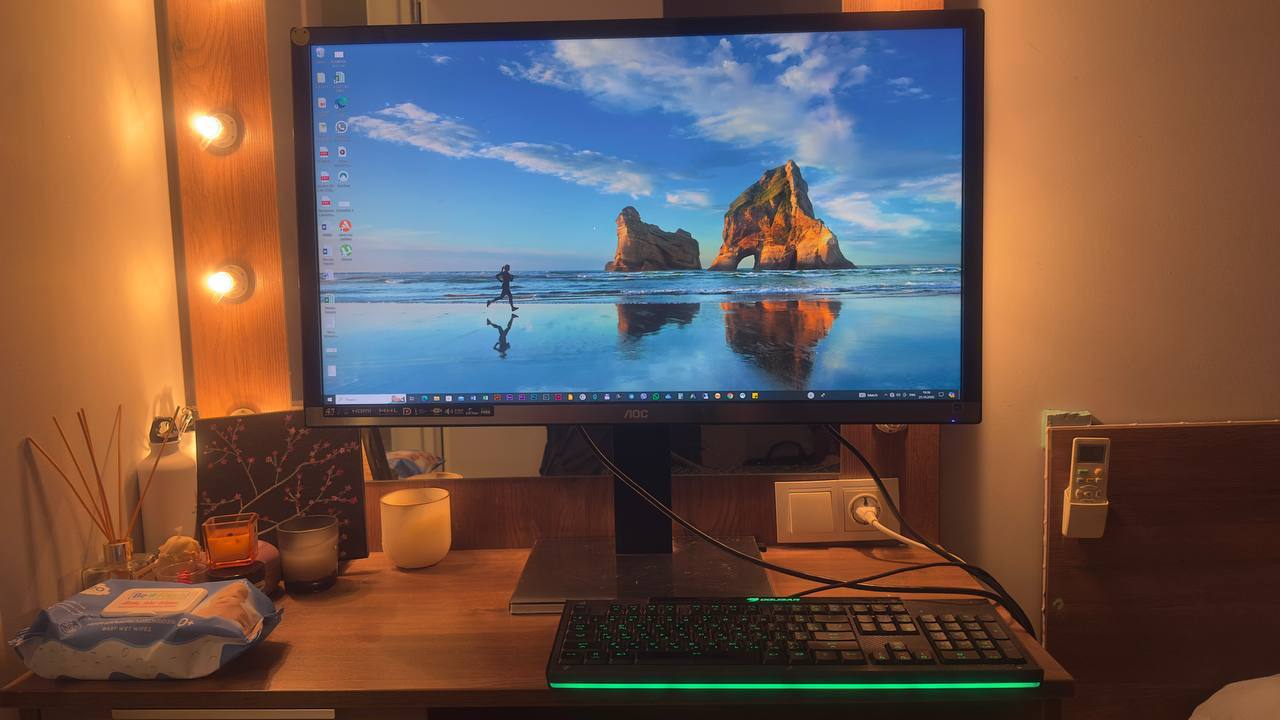 Игровой ПК Ryzen 7 2700X / RX 580 8GB + монитор AOC 4K 31,5″