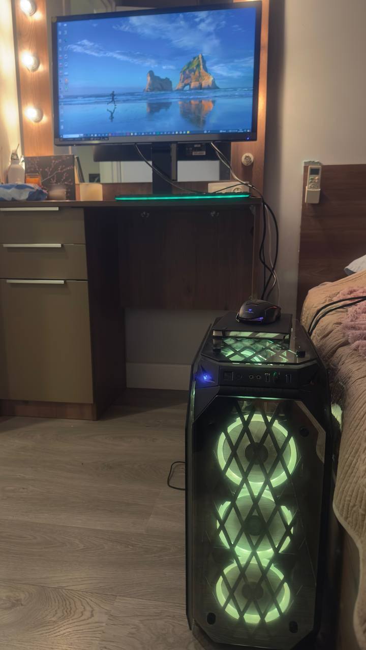 Игровой ПК Ryzen 7 2700X / RX 580 8GB + монитор AOC 4K 31,5″
