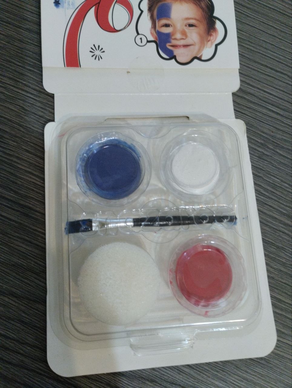Мини-набор аквагрима Snazaroo Mini Kit de Maquillage, 3 цвета