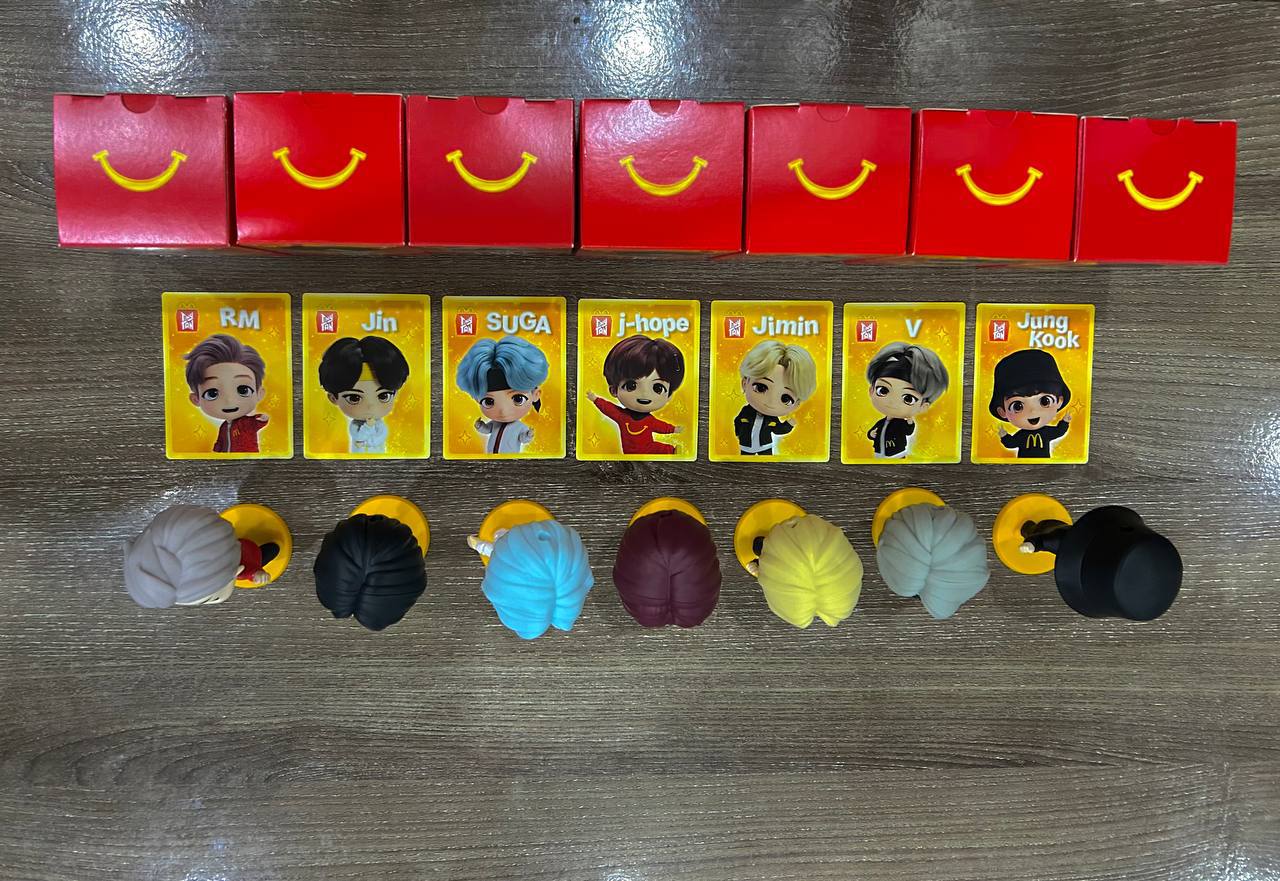 Фигурки BTS x McDonald's 2025 (коллекция)