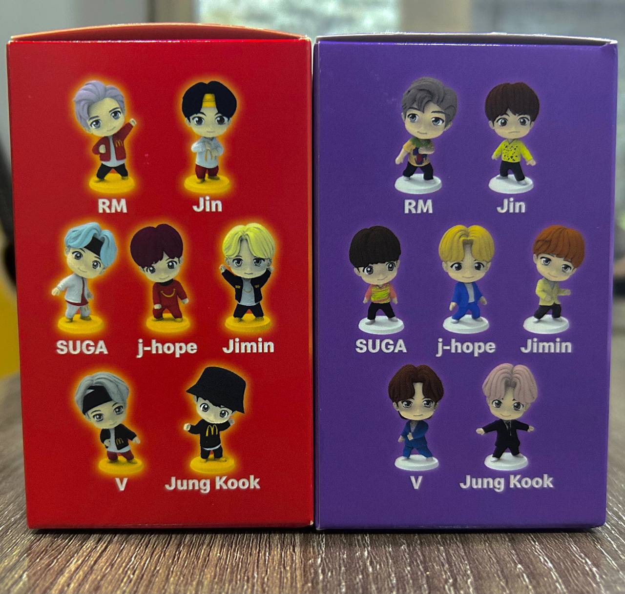 Фигурки BTS x McDonald's 2025 (коллекция)