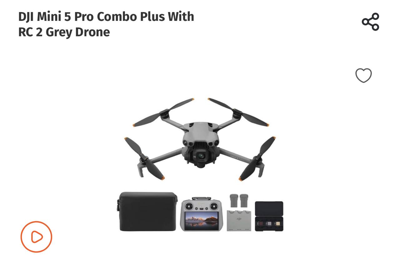 DJI Mini 5 Pro Fly More Combo Plus + пульт RC 2