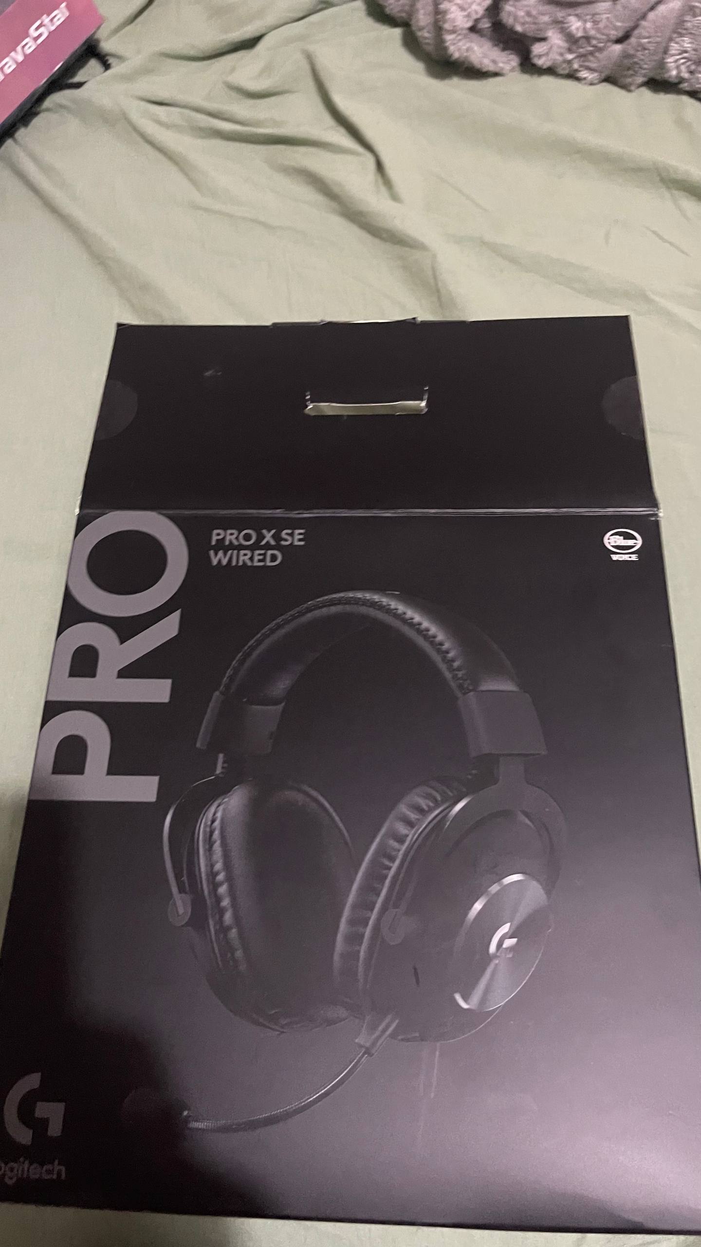 Игровые наушники Logitech PRO X SE (проводные, без микрофона)