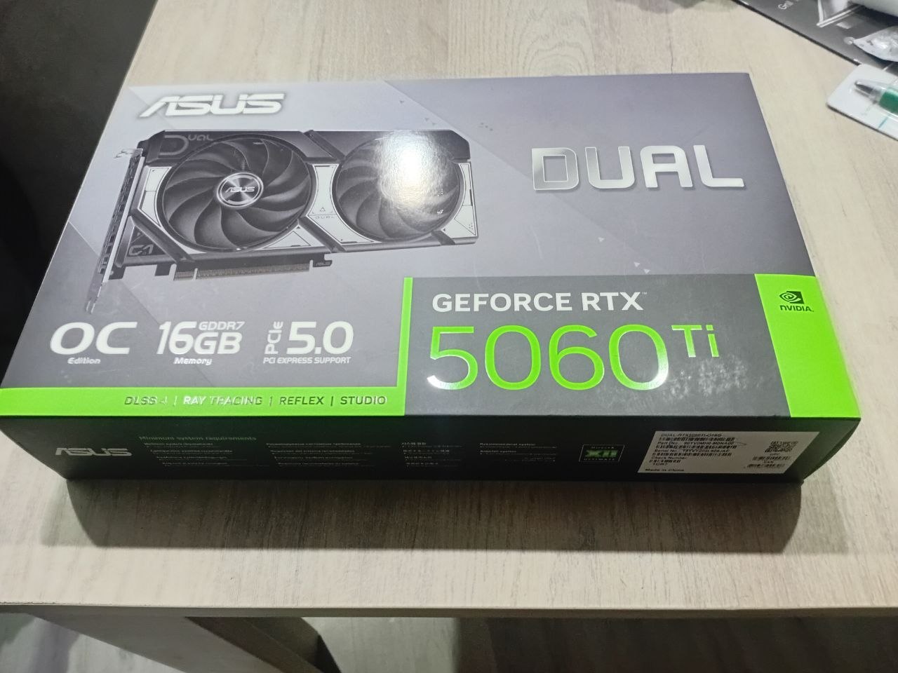 ASUS RTX 5060 Ti 16GB GDDR7