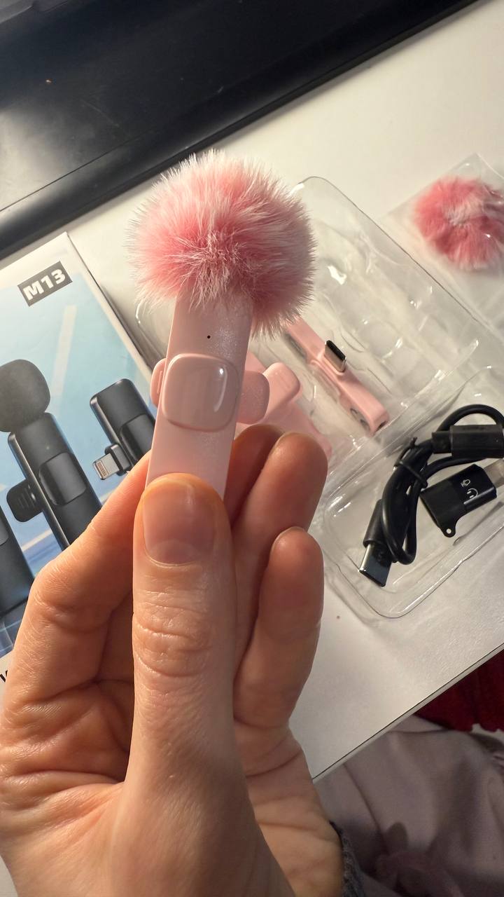 Микрофон петличка 2 шт. Type-C с переходником на iPhone