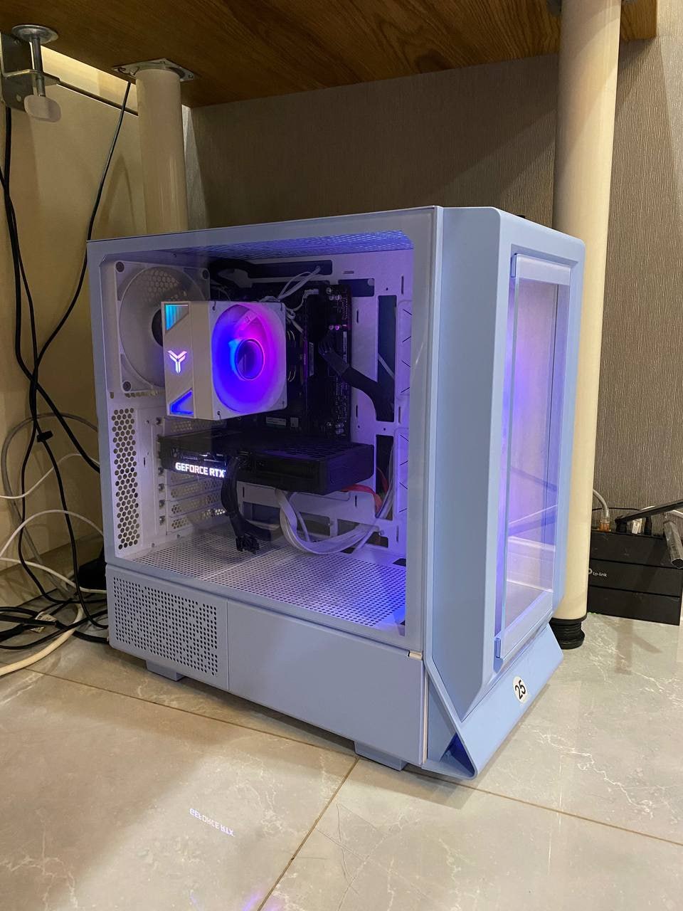 Компьютерный корпус Thermaltake Ceres 350 MX Hydrangea Blue