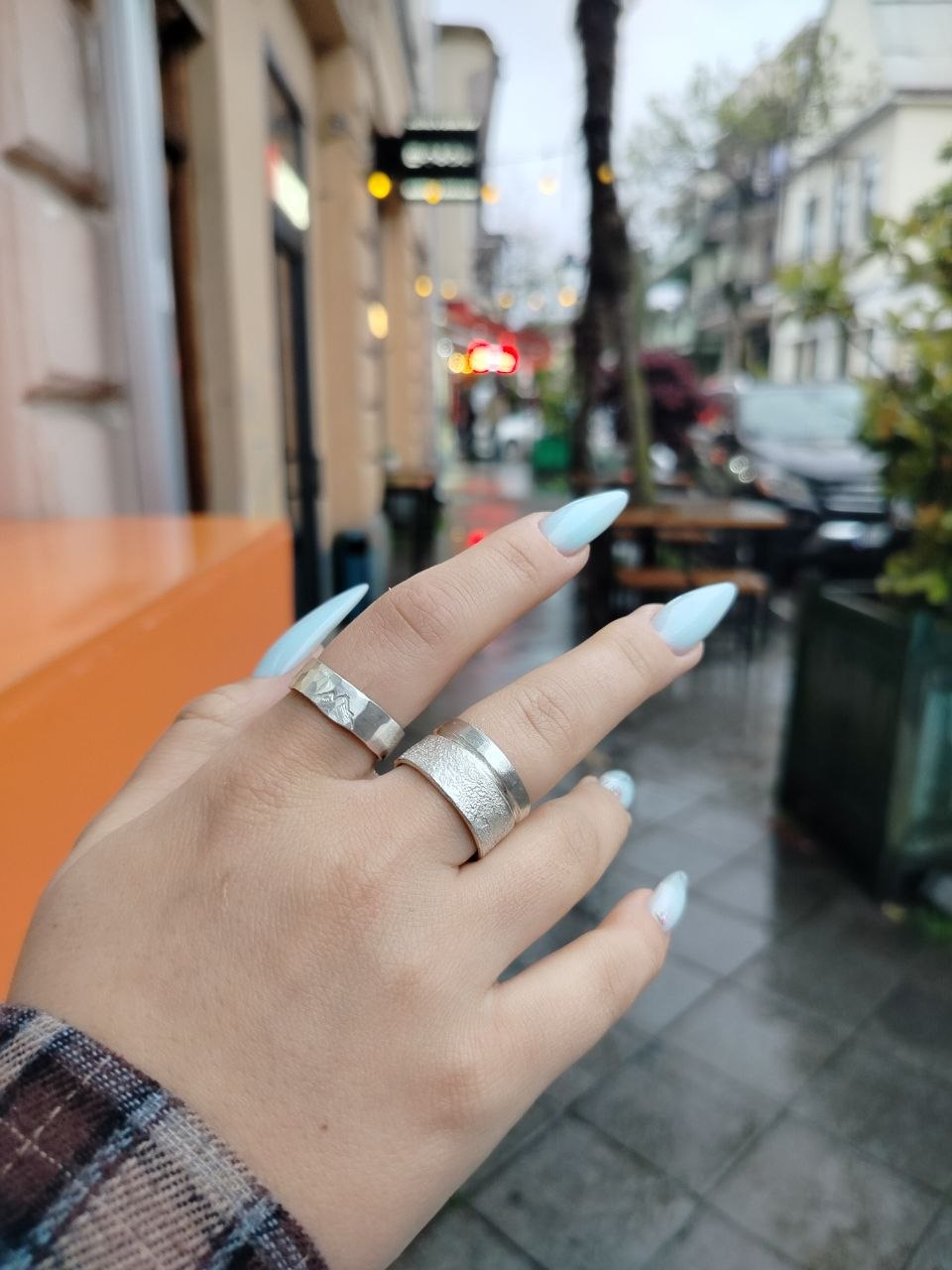 Кольца из серебра 6мм ширина