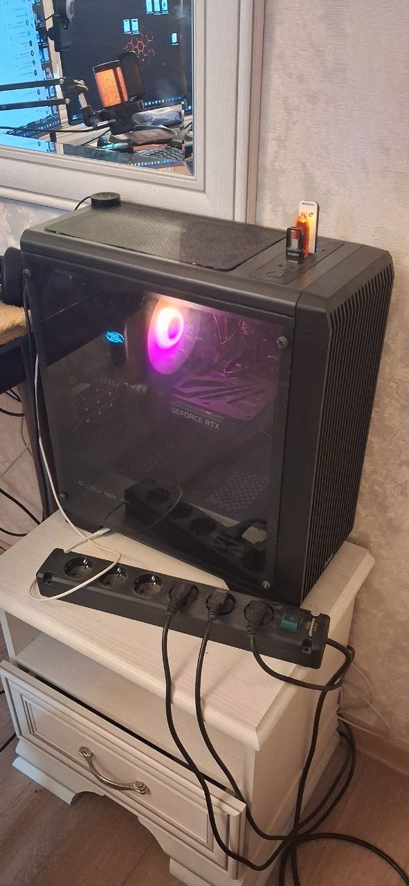 Игровой ПК (AMD Ryzen 5 5600G + RTX 3060 Ti + 16GB RAM + 500GB SSD)