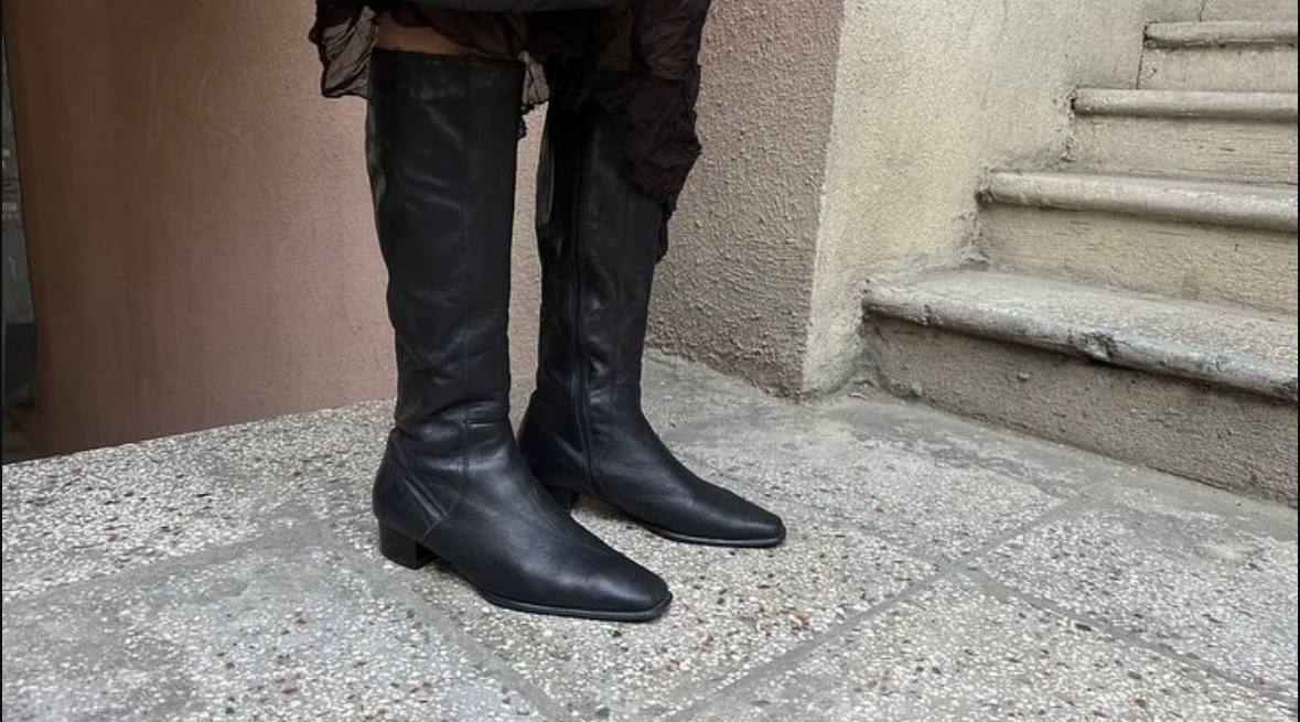 Сапоги из натуральной кожи