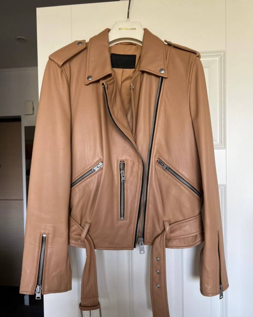 Кожаная куртка All Saints Balfern Biker