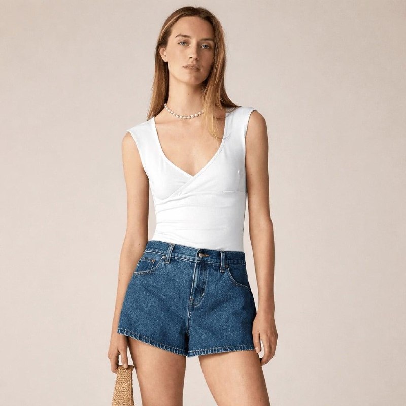 Топ J.Crew белый, новый с биркой, размер S