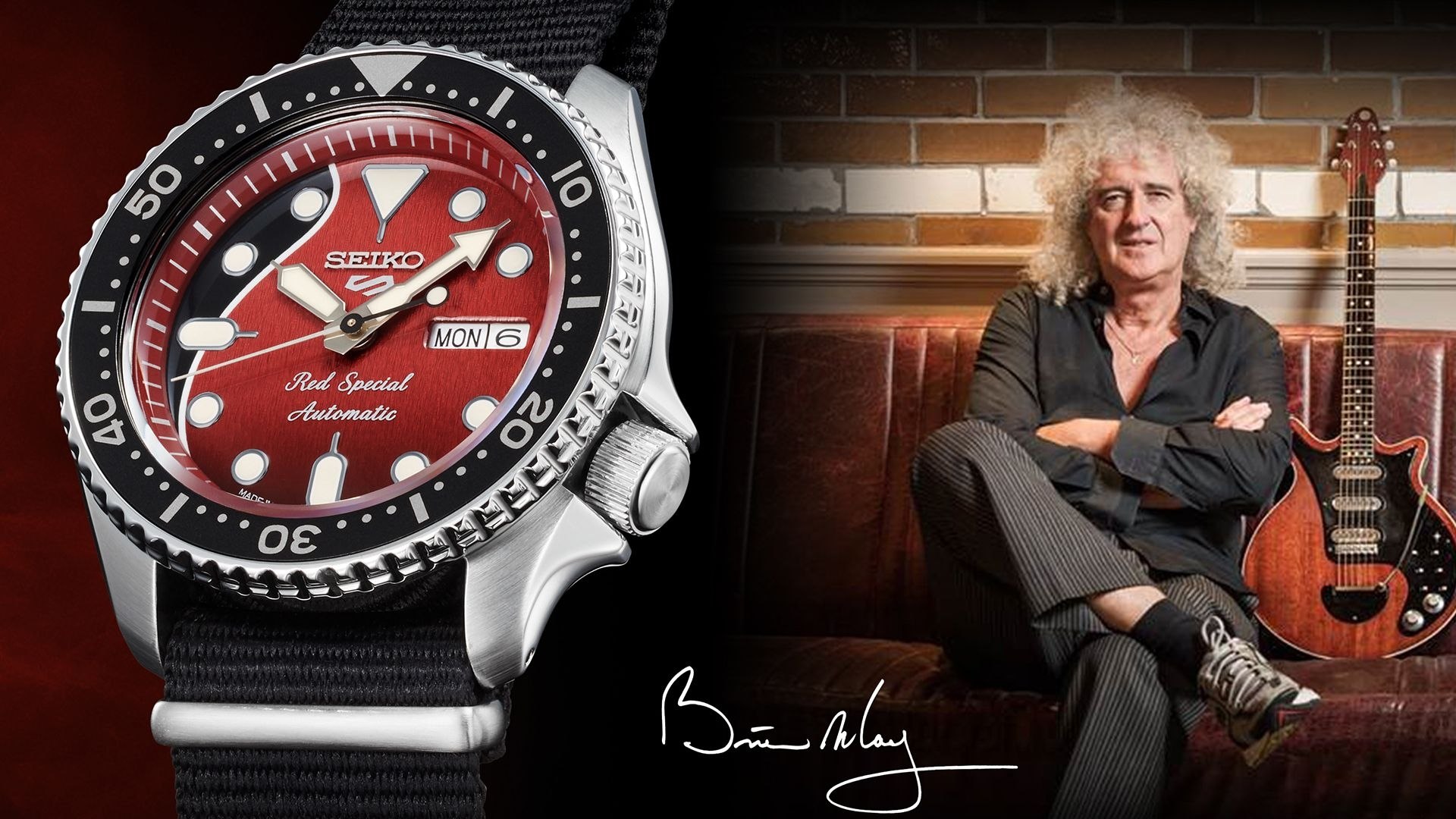 Seiko Brian May Red Special Limited Edition