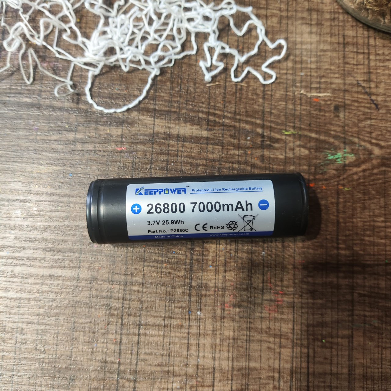 Аккумулятор Keeppower 26800 3.7V 7000mAh + адаптер