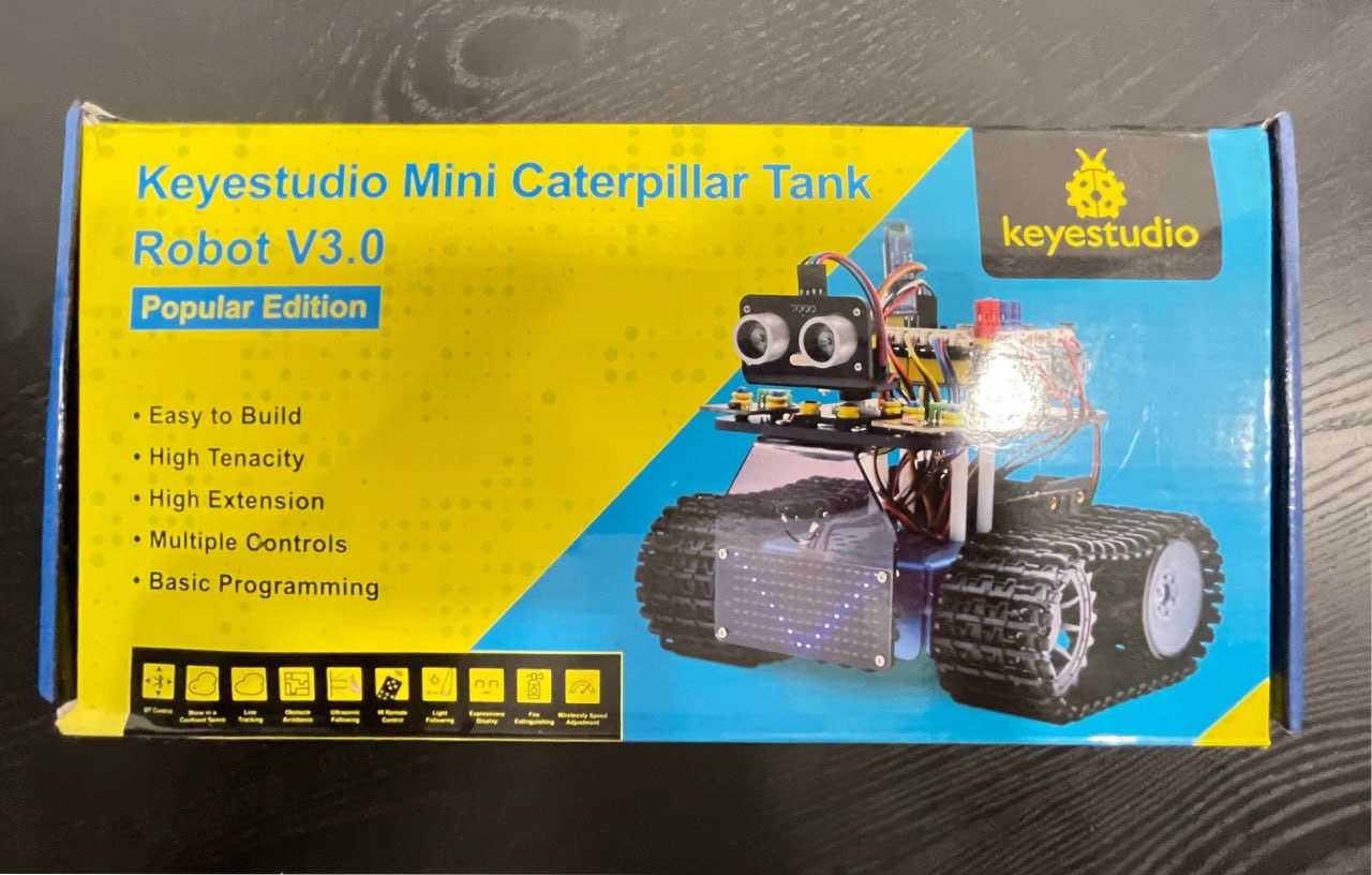 Keyestudio Mini Caterpillar Tank Robot V3.0