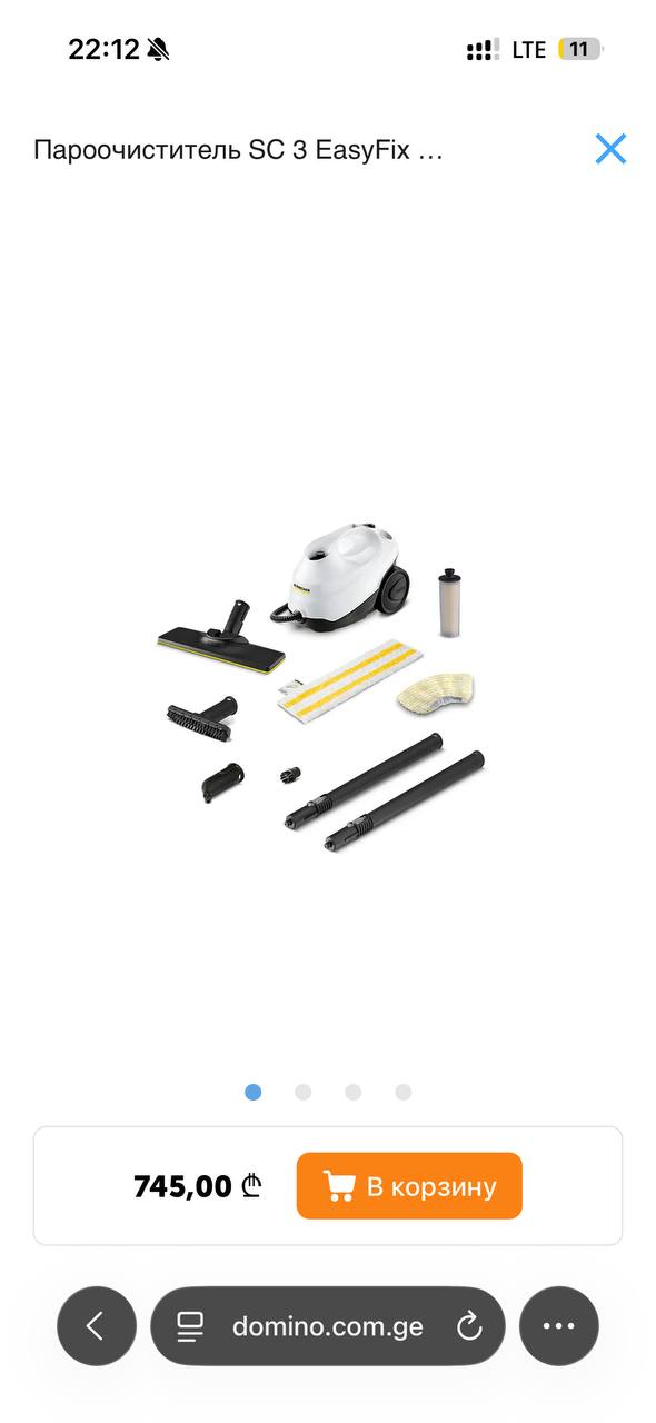 Пароочиститель Karcher CS3
