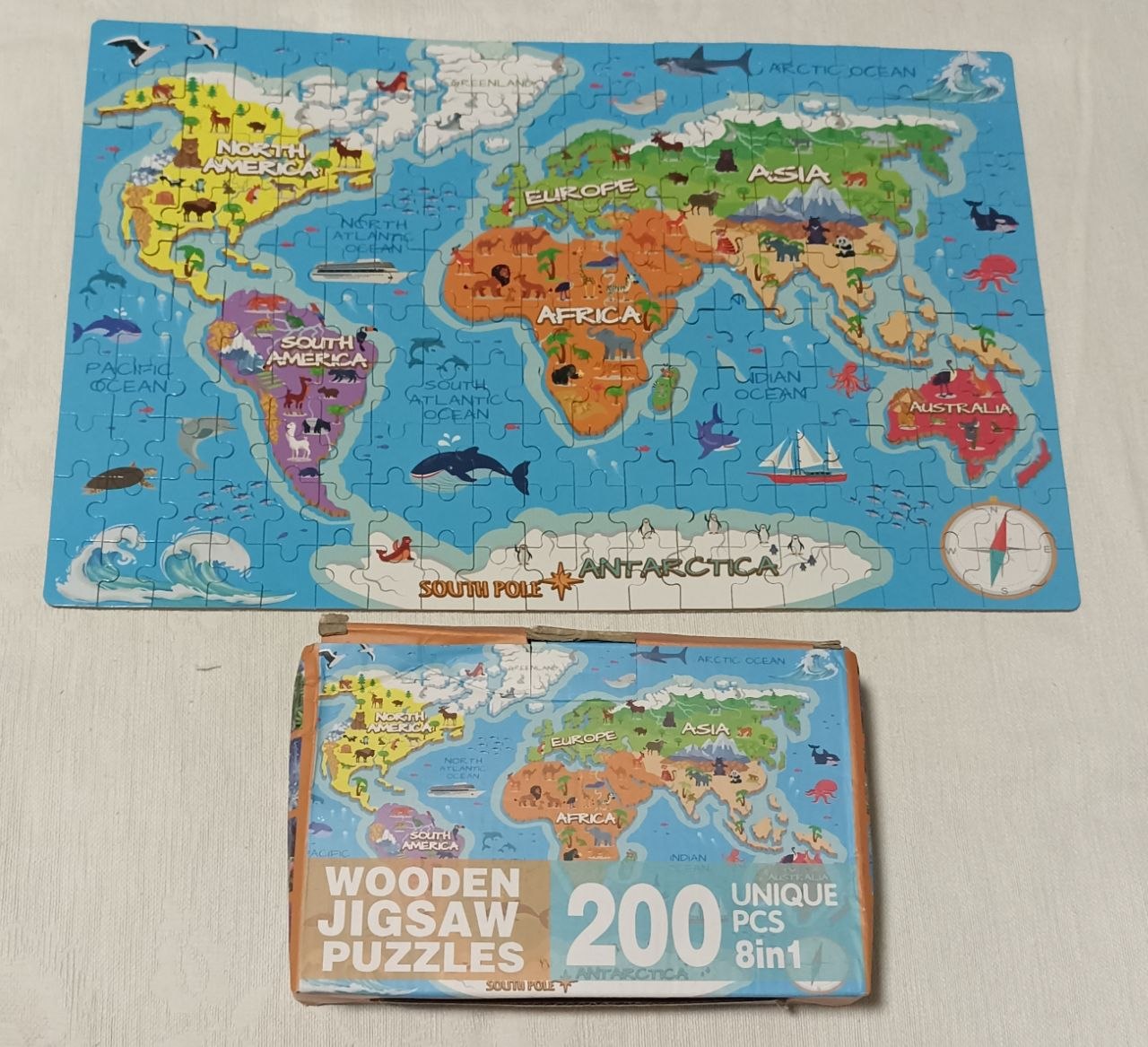 Пазлы 100+ элементов