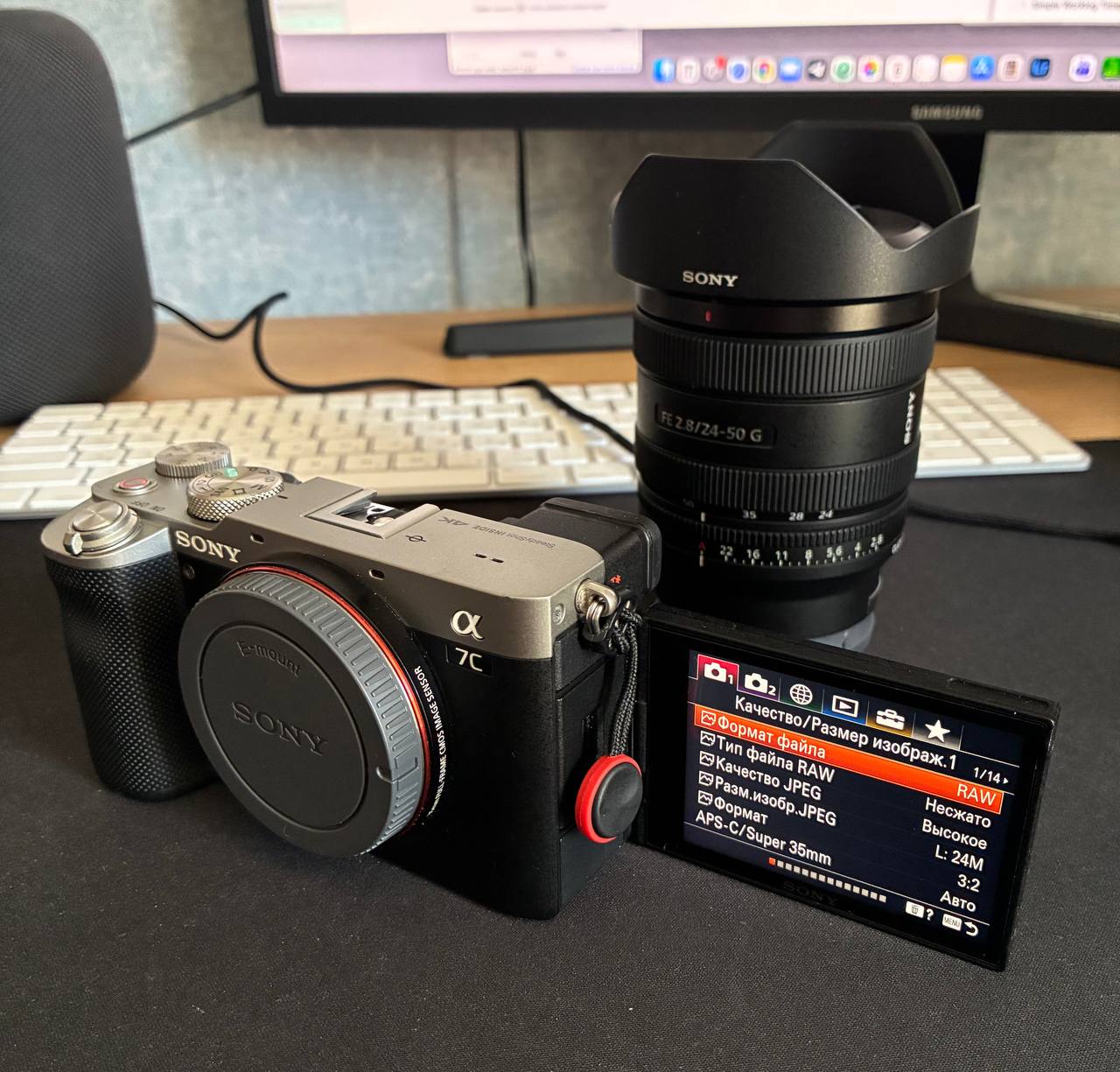 Фотокамера Sony A7C (полный кадр)