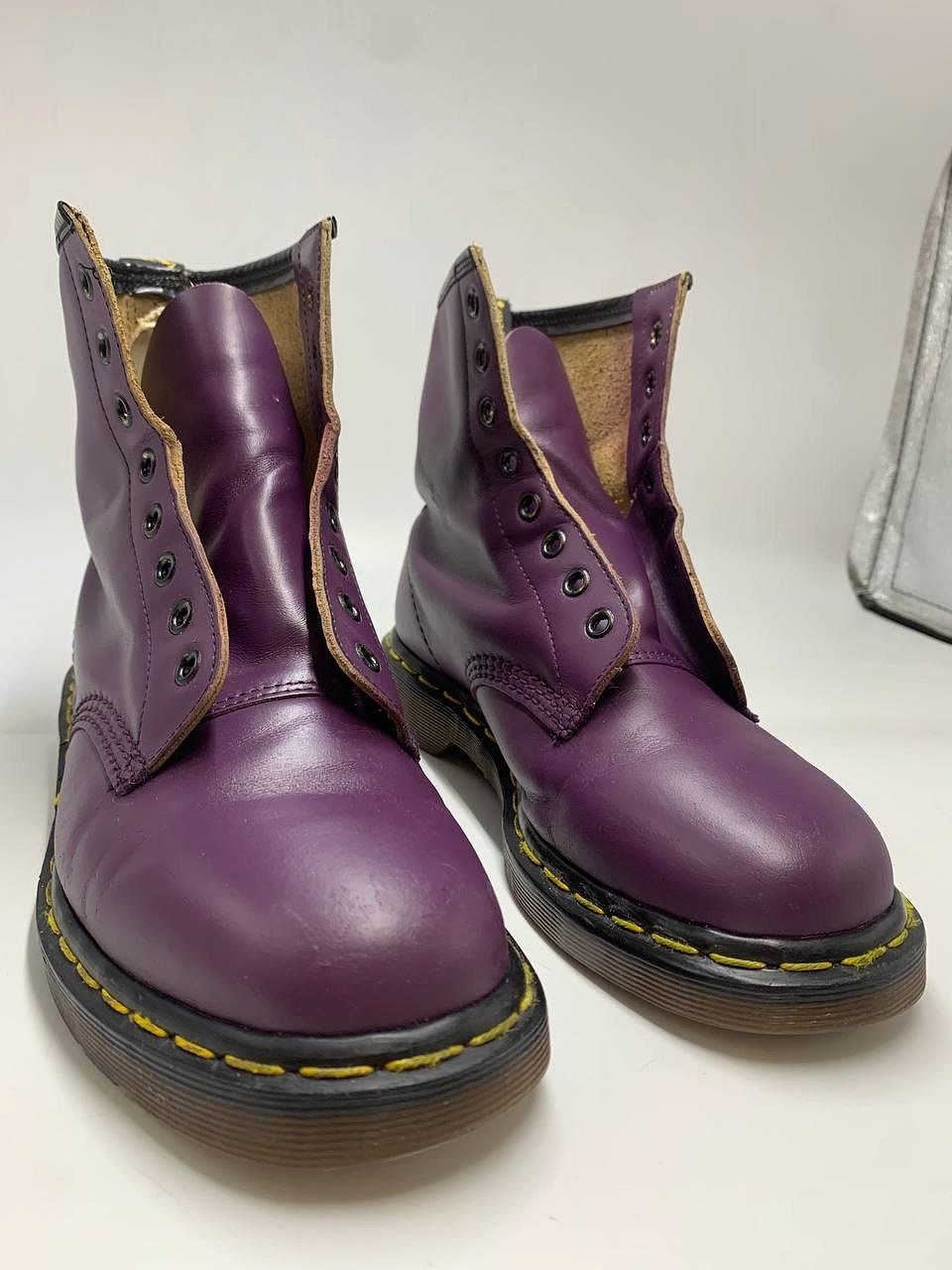 Dr. Martens 1460 Made in England винтаж фиолетовые