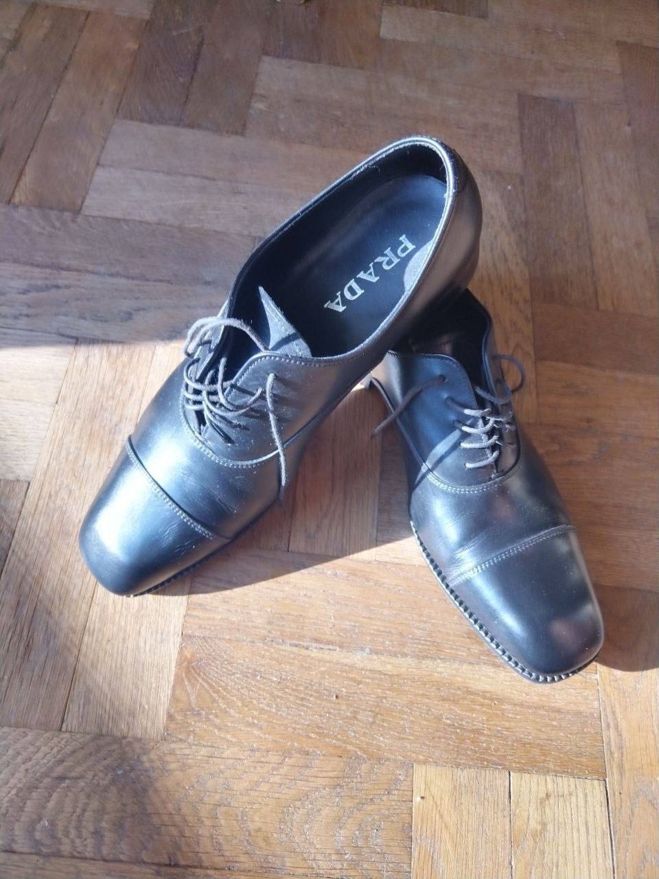 Мужские классические туфли Оксфорды PRADA, 42-43 размер