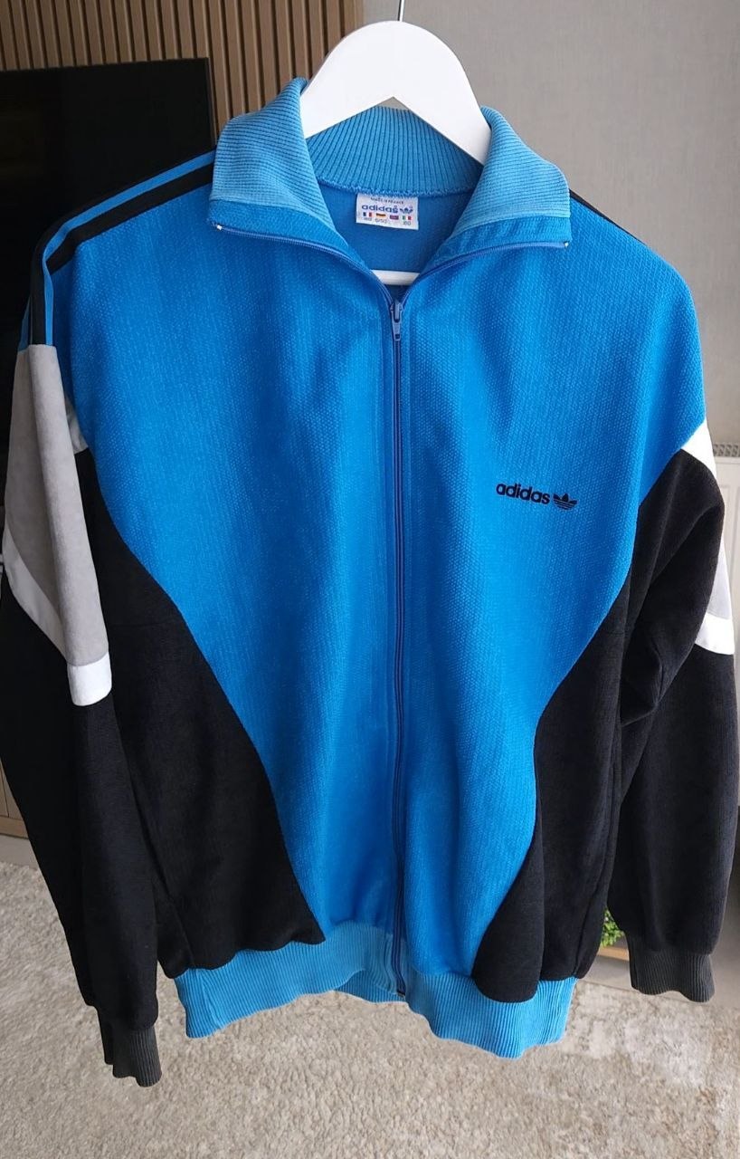 Винтажная олимпийка Adidas 80-х, made in France