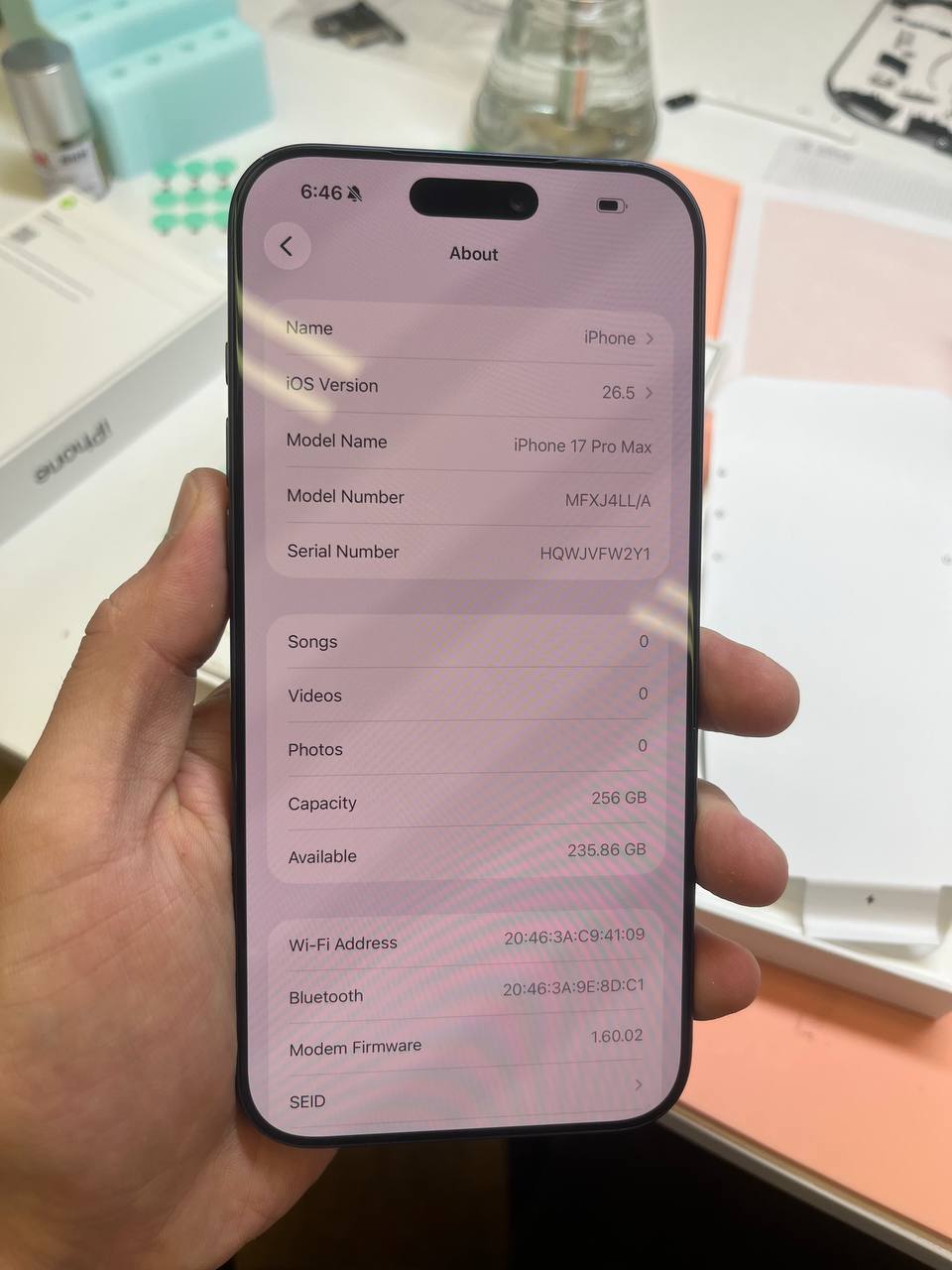 iPhone 17 Pro Max 256GB USA (e-Sim)