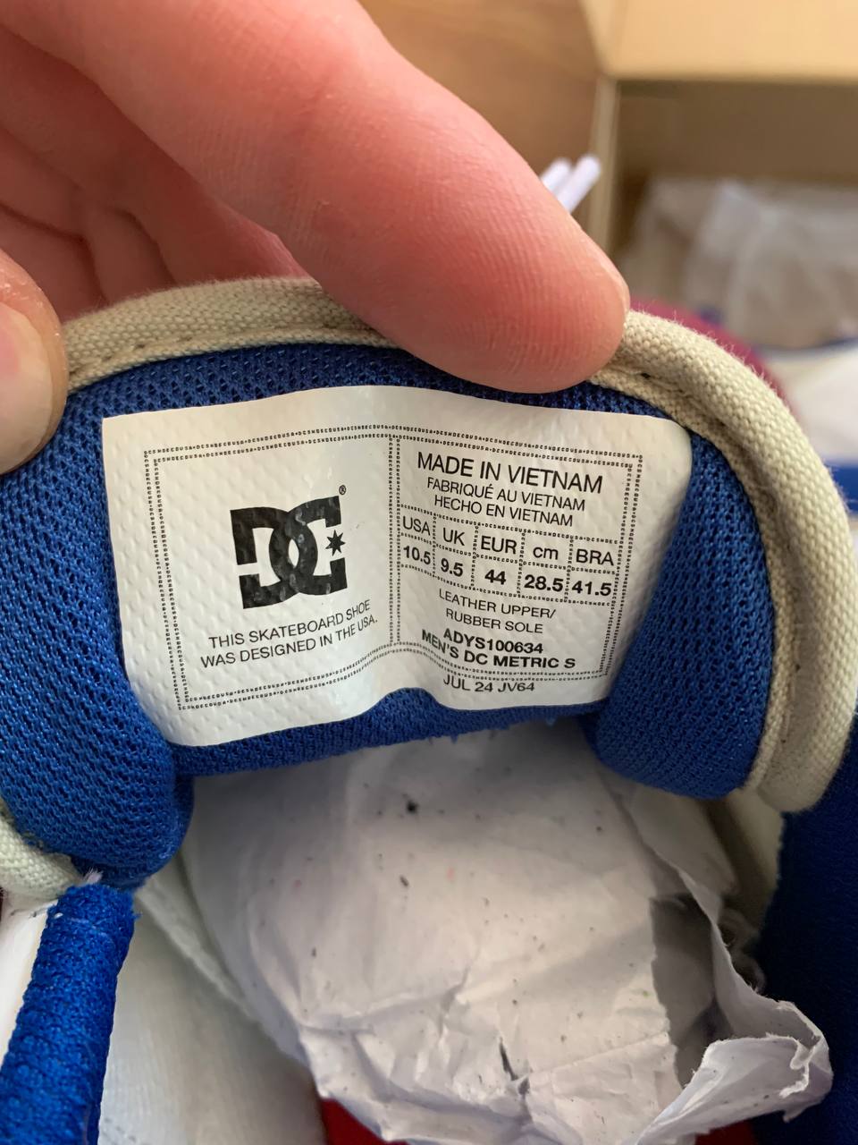 Кеды DC Metric, размер 10.5 US (44 EUR)