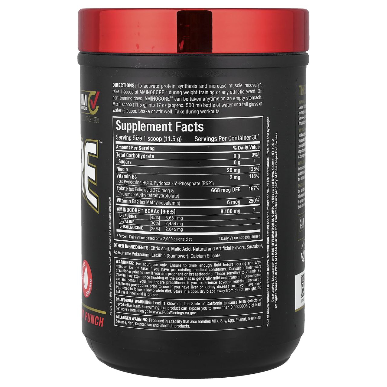 BCAA Aminocore, вскрыт но не использовался