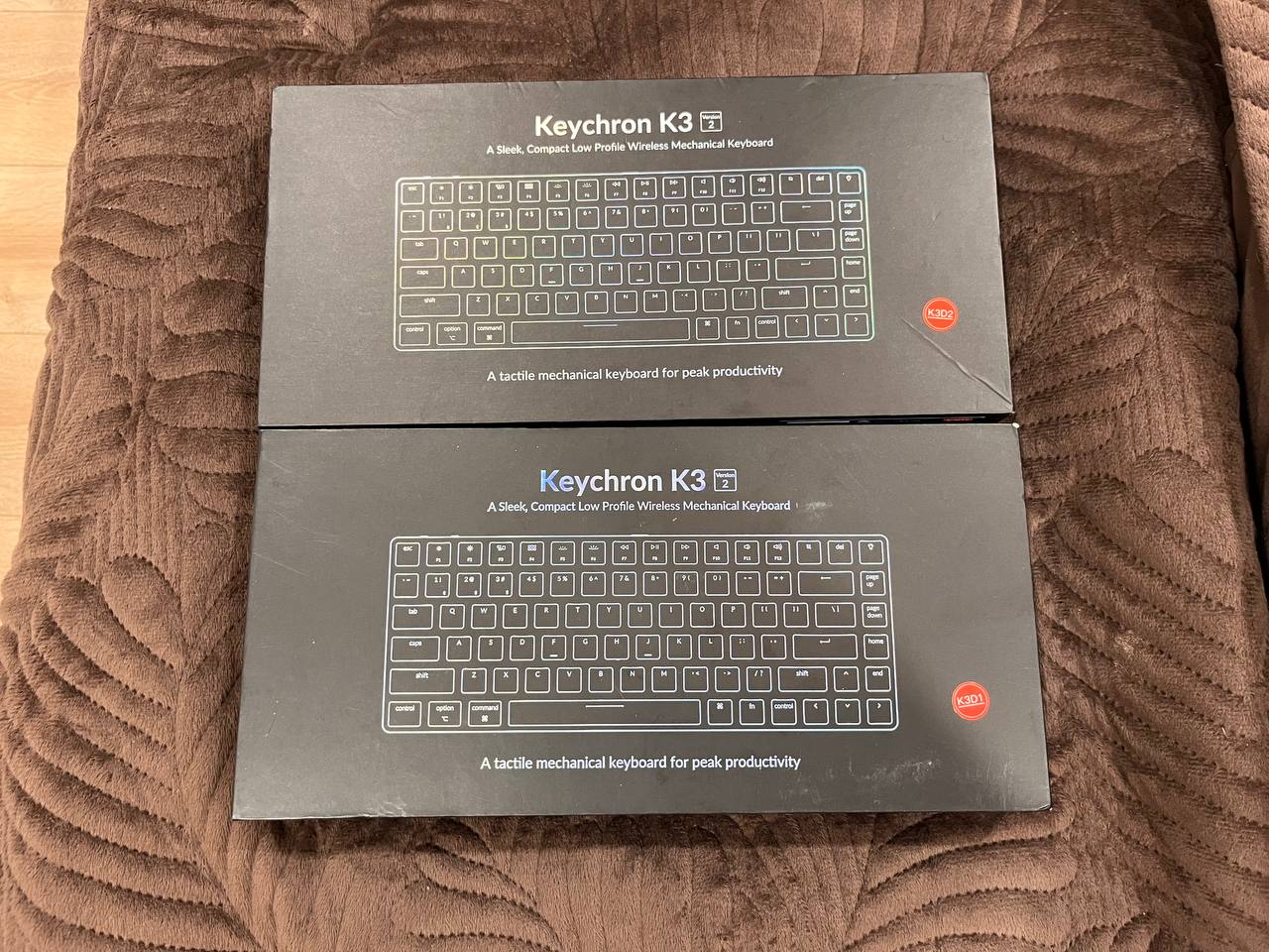 Keychron K3 V2 клавиатура (голубые кликающие свитчи)