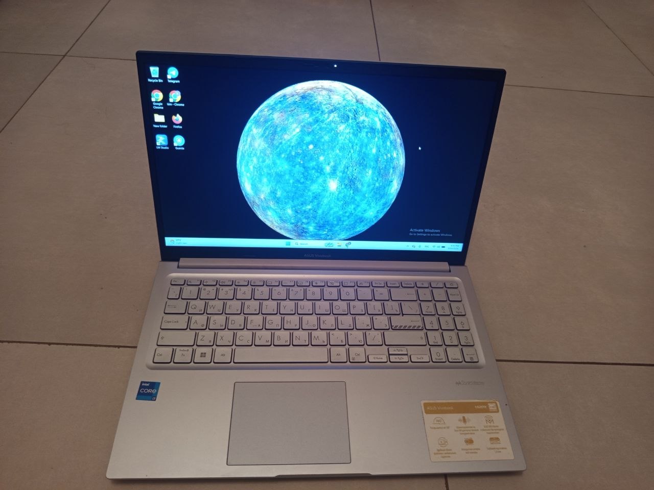 Ноутбук ASUS VivoBook 15 (i7 12700H, 16GB, 500GB SSD)
