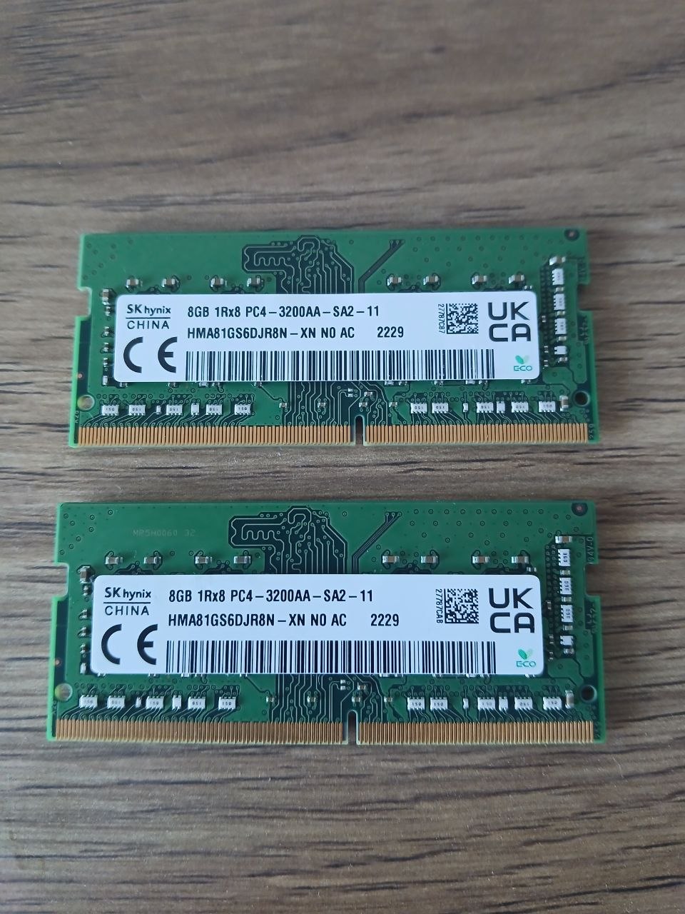 Оперативная память SO-DIMM DDR4-3200 16 ГБ (2×8 ГБ) для ноутбука