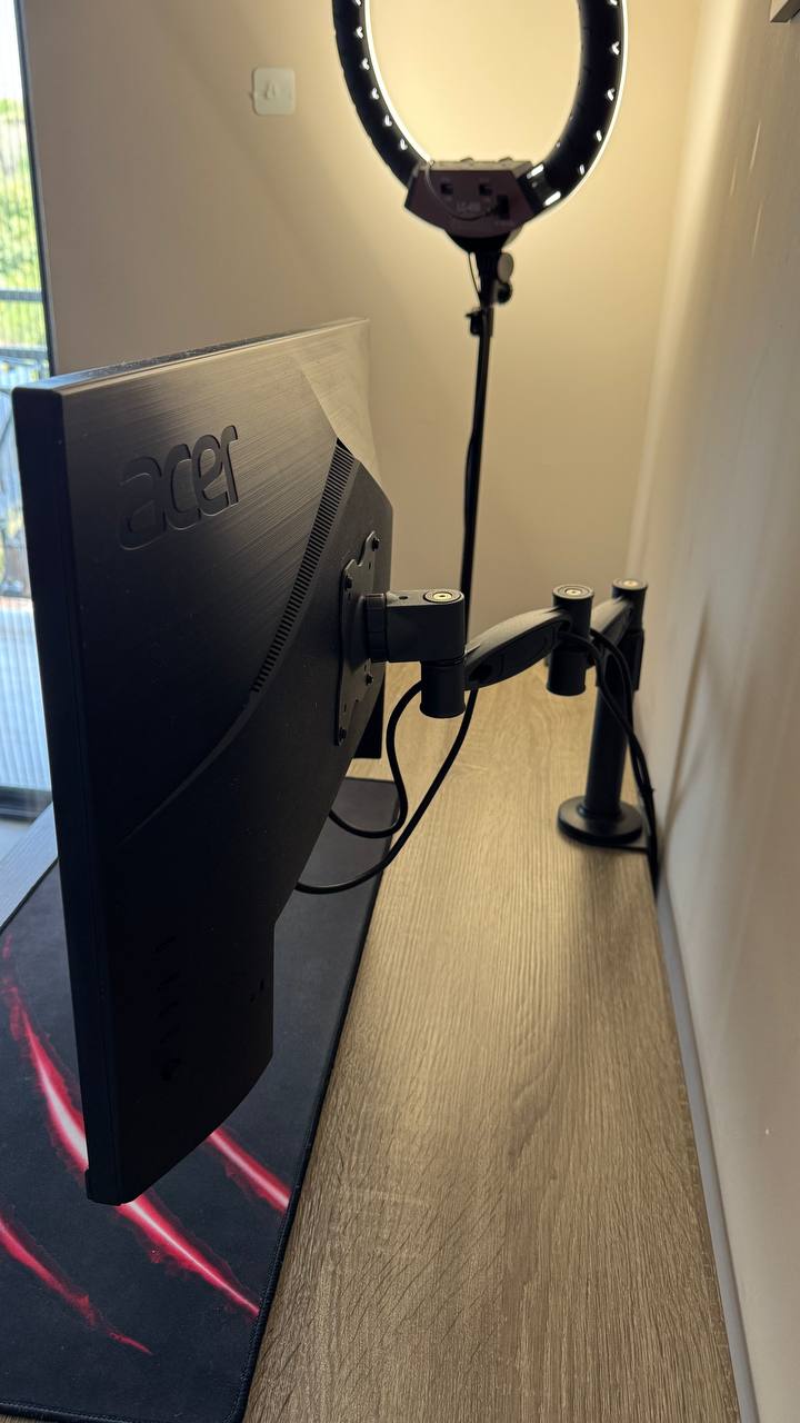 Монитор Acer 27" FHD 1920x1080 100Hz + кронштейн и подставка