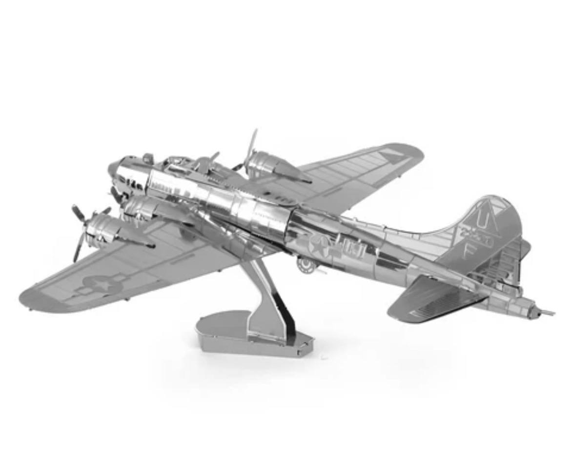 Металлический 3D-пазл Самолёт B-17 Летающая крепость