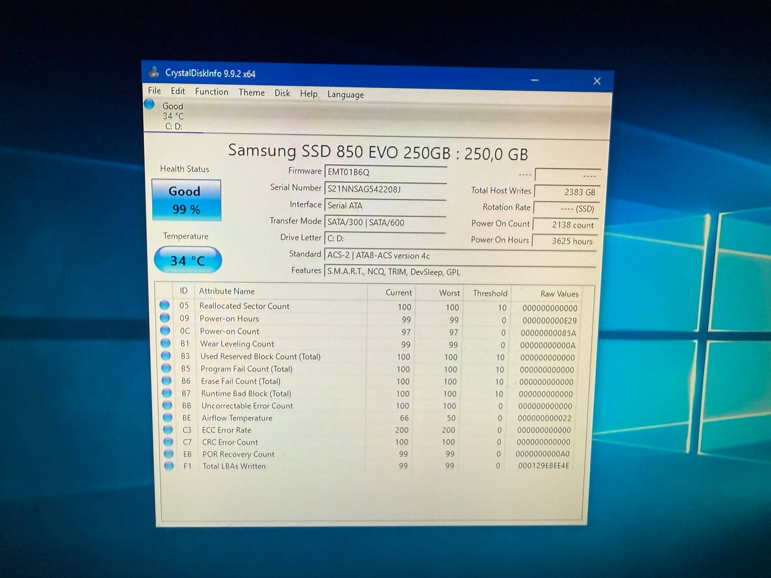 Компьютер с SSD Samsung 240 ГБ, Windows и офисные программы
