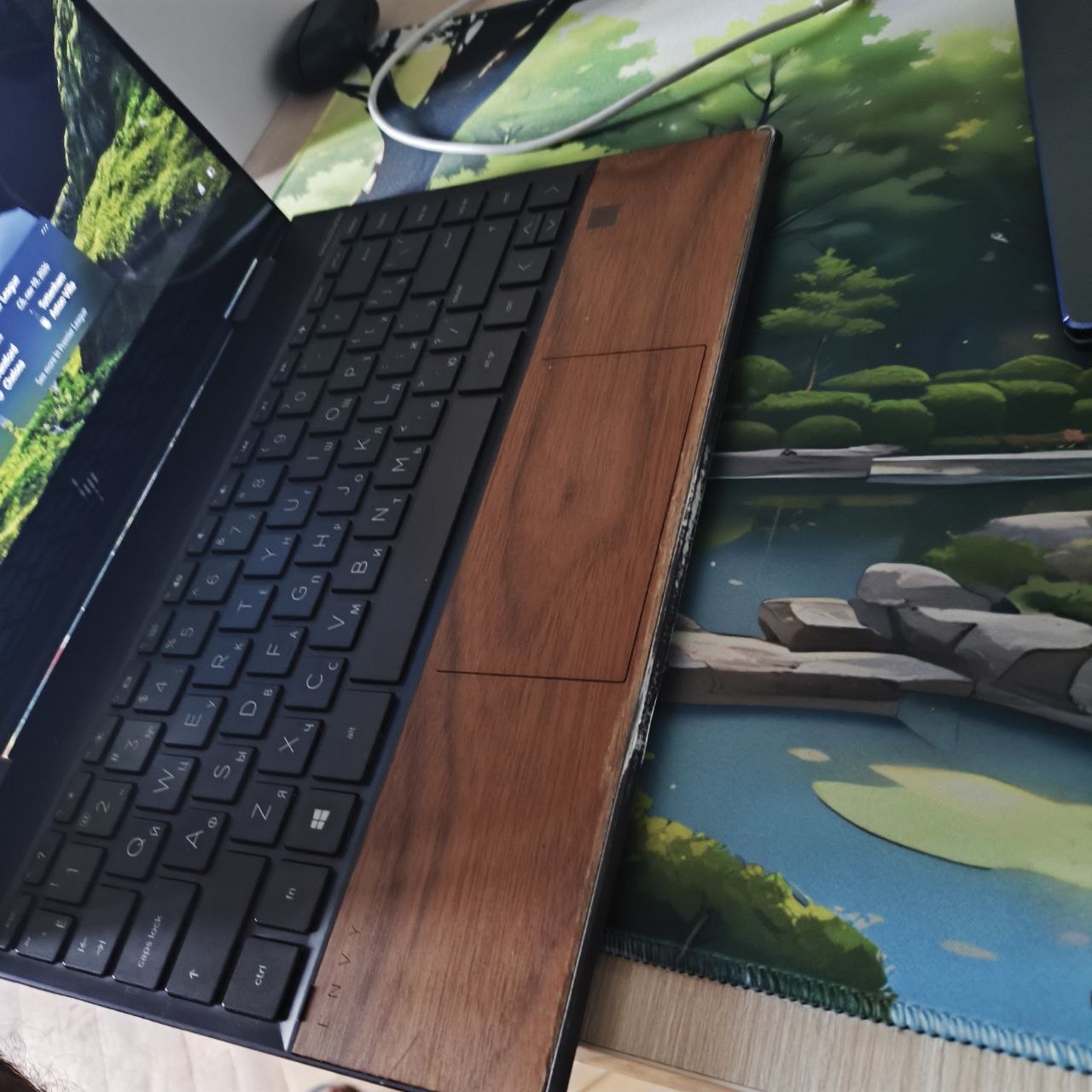 Ноутбук HP Envy x360 сенсорный, Ryzen 5 3500U, 8GB, 256GB SSD