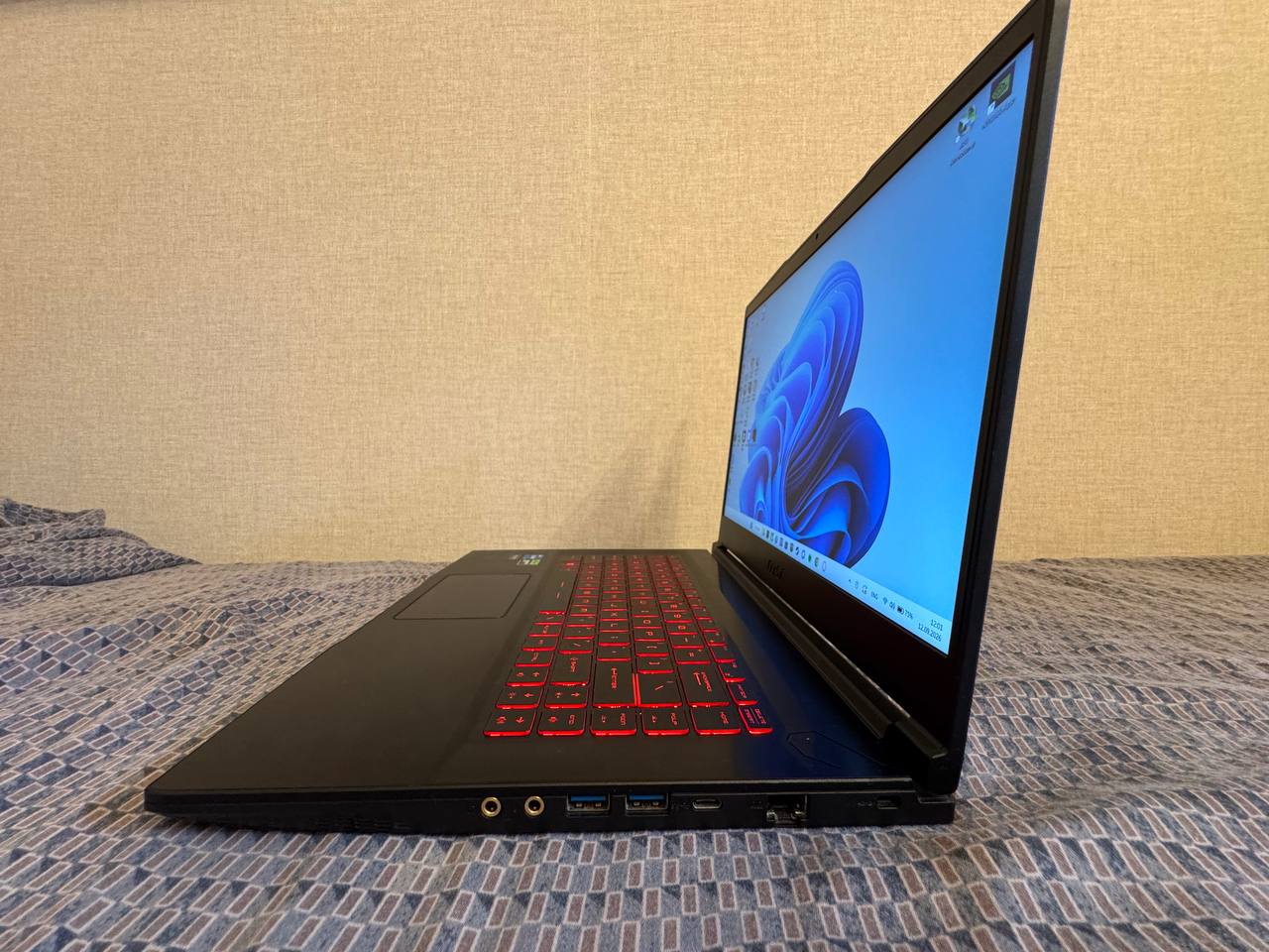 Ноутбук MSI GF64 Thin, RTX 3050, i5 11400H, 16GB, 512GB SSD