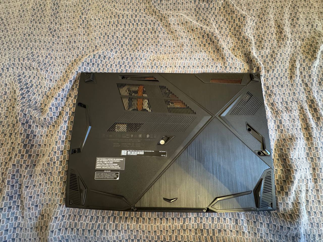 Ноутбук MSI GF64 Thin, RTX 3050, i5 11400H, 16GB, 512GB SSD