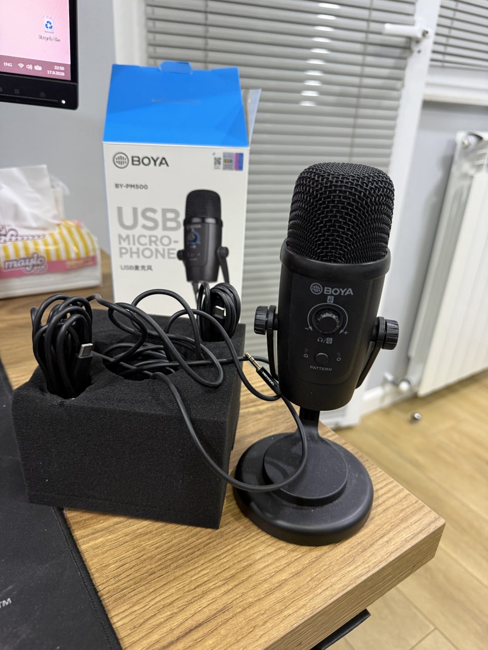 USB микрофон BOYA BY-PM500
