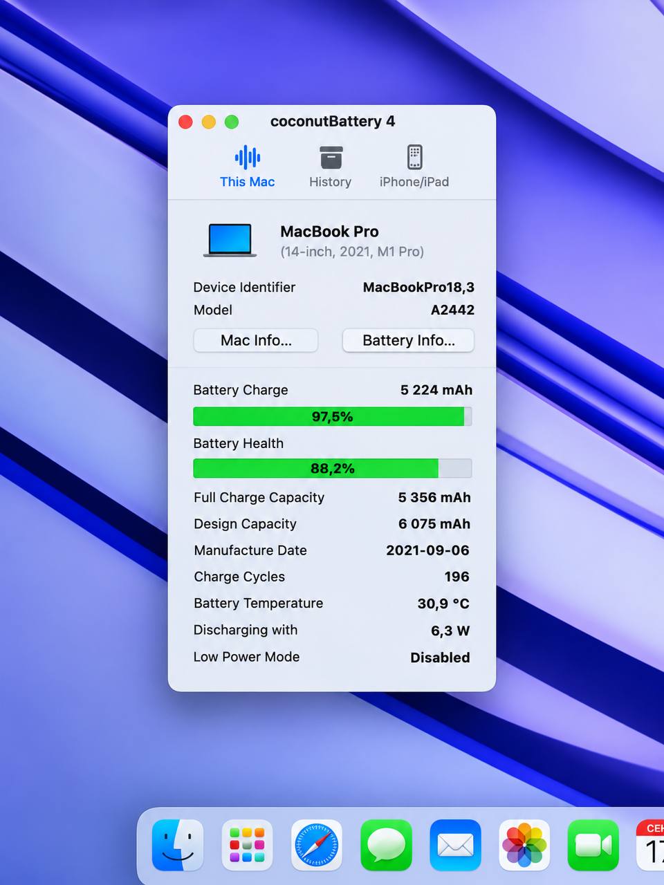 MacBook Pro 14" 2021 M1 Pro 16/512 с разбитым дисплеем