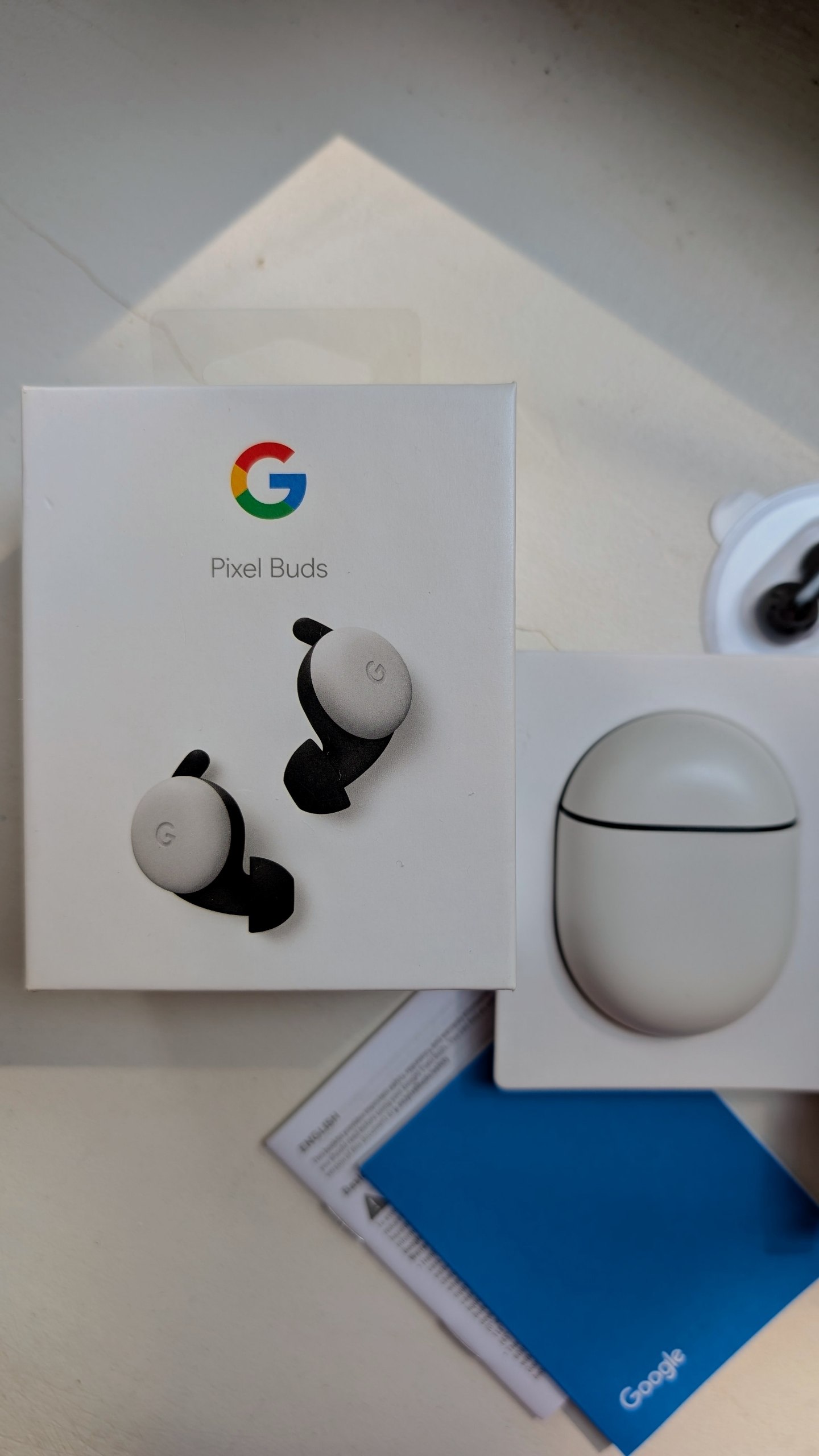 Беспроводные наушники Google Pixel Buds Clearly White