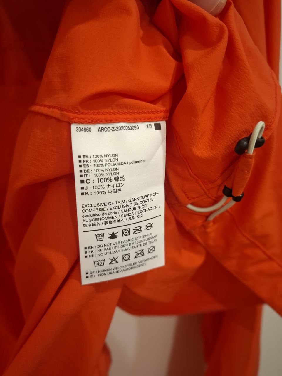 Arc'teryx Squamish Windbreaker ветровка, размер M