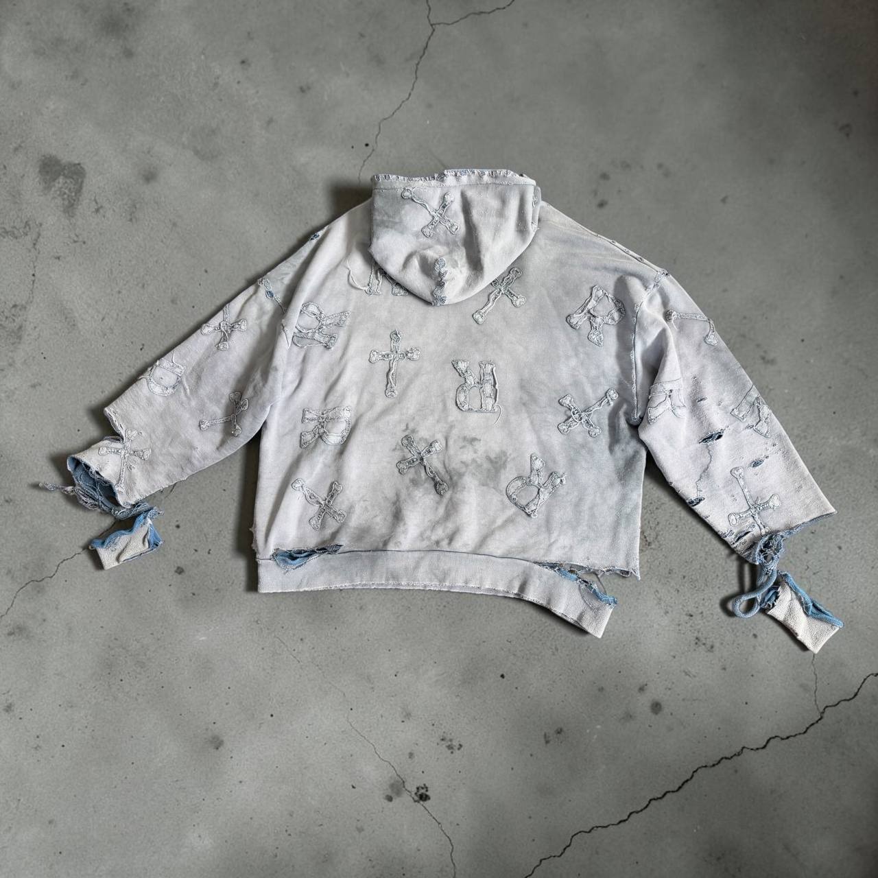 Racer Worldwide Distressed Hoodie, размер XL