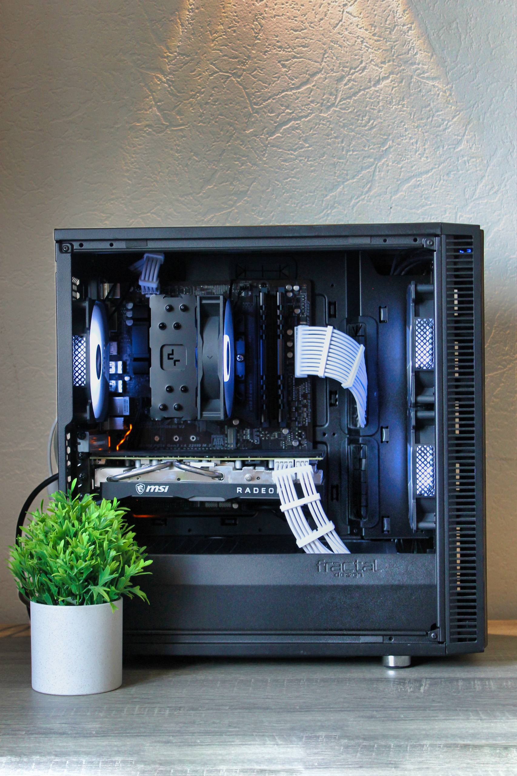 Игровой ПК: Ryzen 5 5600, RX 5700 XT 8GB, 32GB RAM, SSD 250GB + 240GB