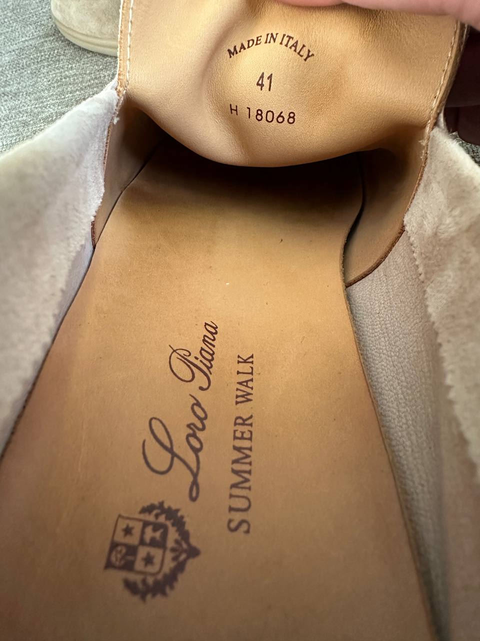 Лоферы Loro Piana Summer Walk, размер 41