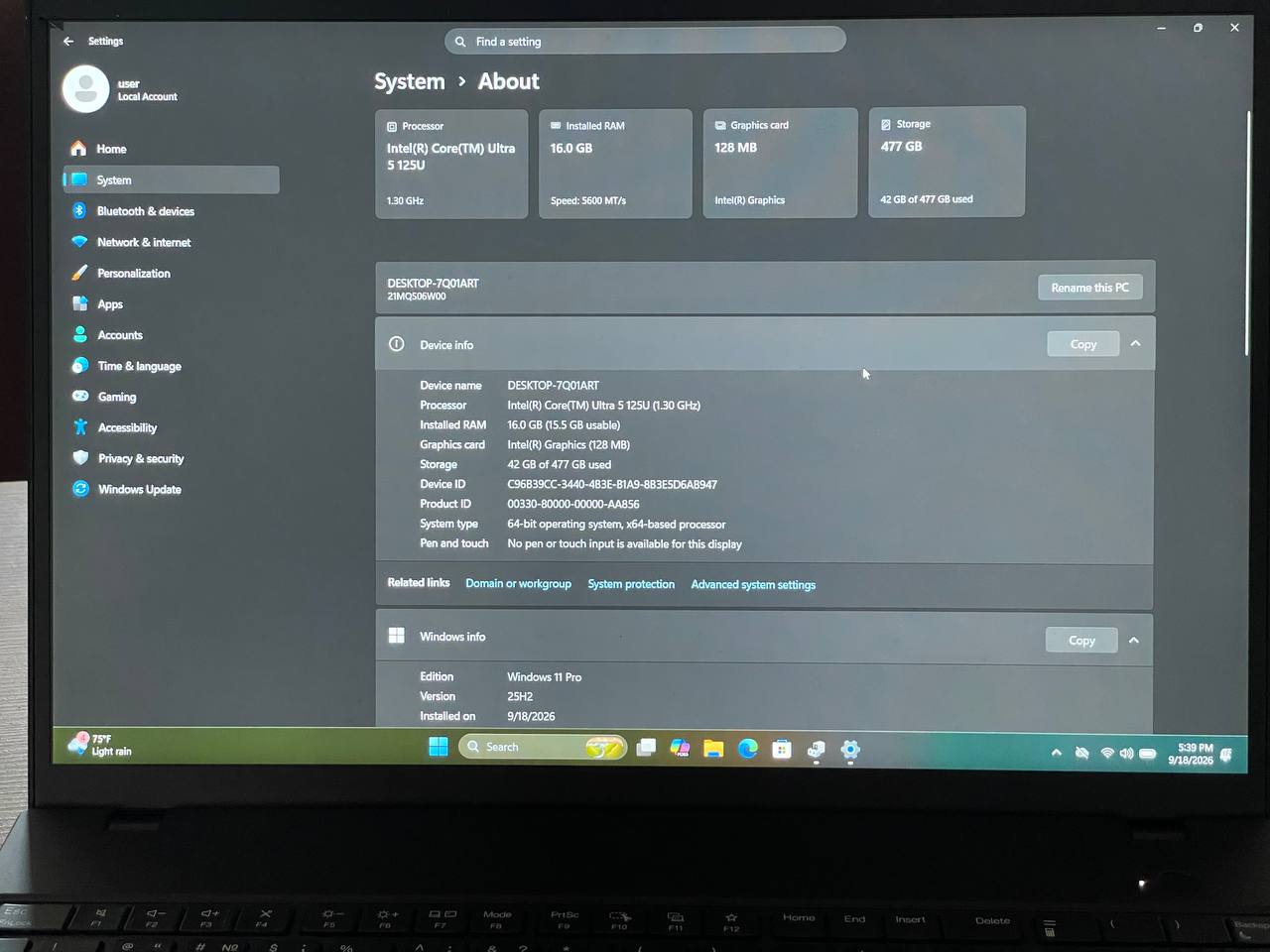 Ноутбук Lenovo ThinkPad T16 Gen 3 (2024)