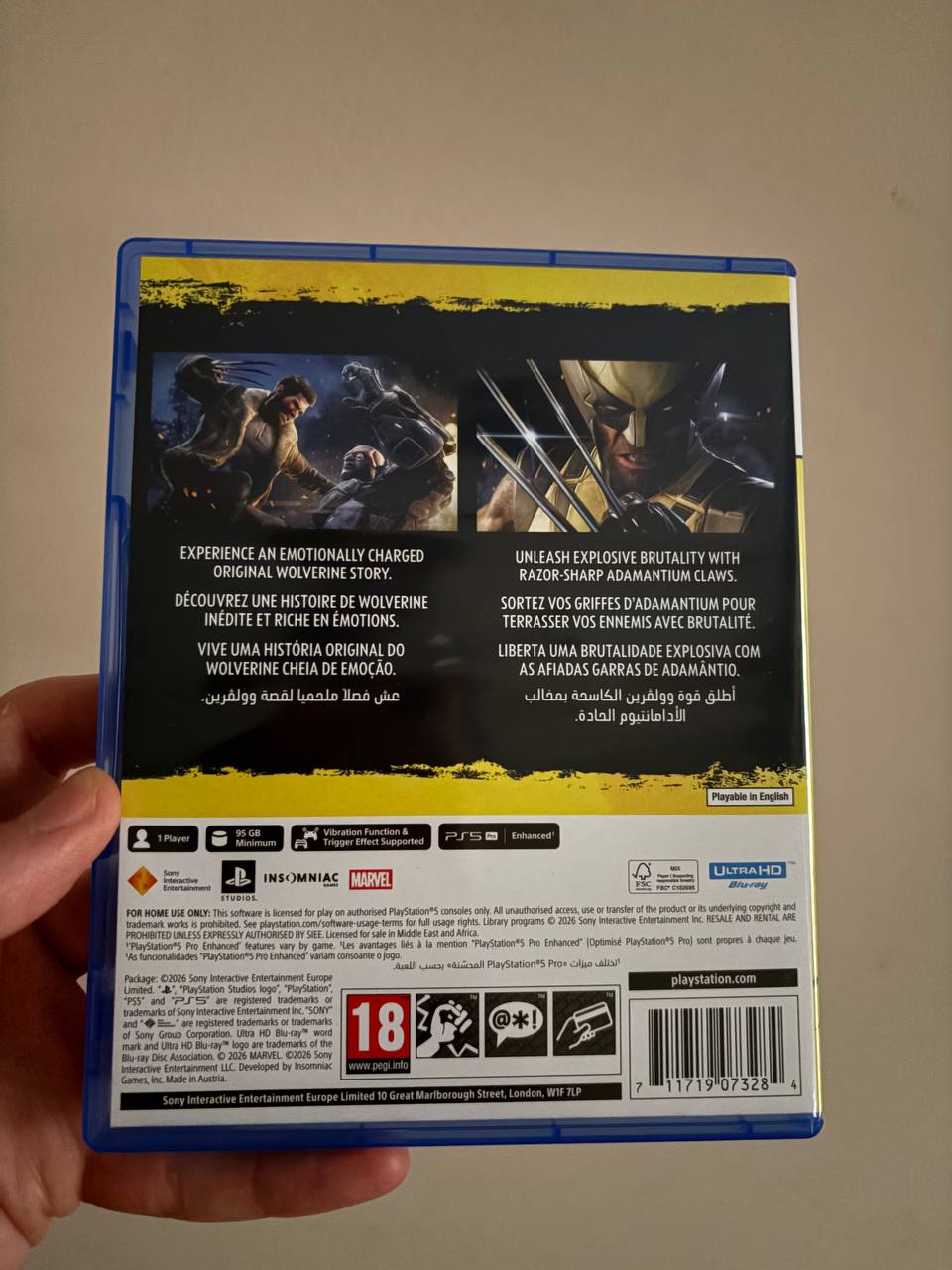 Игра Marvel's Wolverine для PlayStation 5